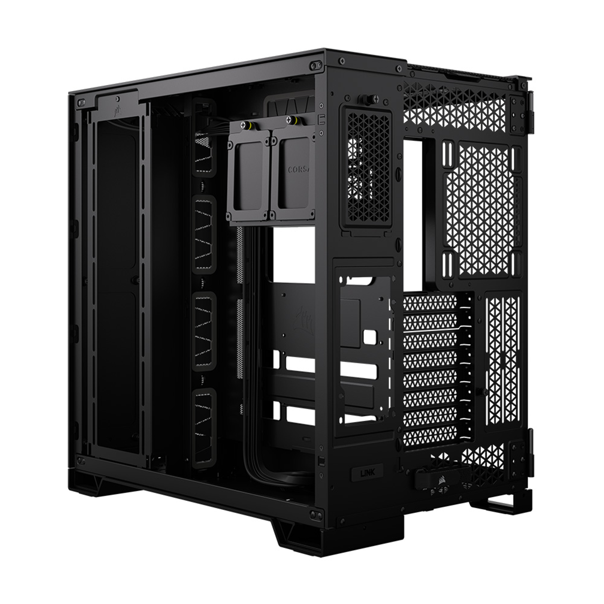 Corsair 6500D Airflow Mid Tower PC Case - Tempered Glass Side Panel, Black | High Airflow Design for Gaming & Workstation Builds
