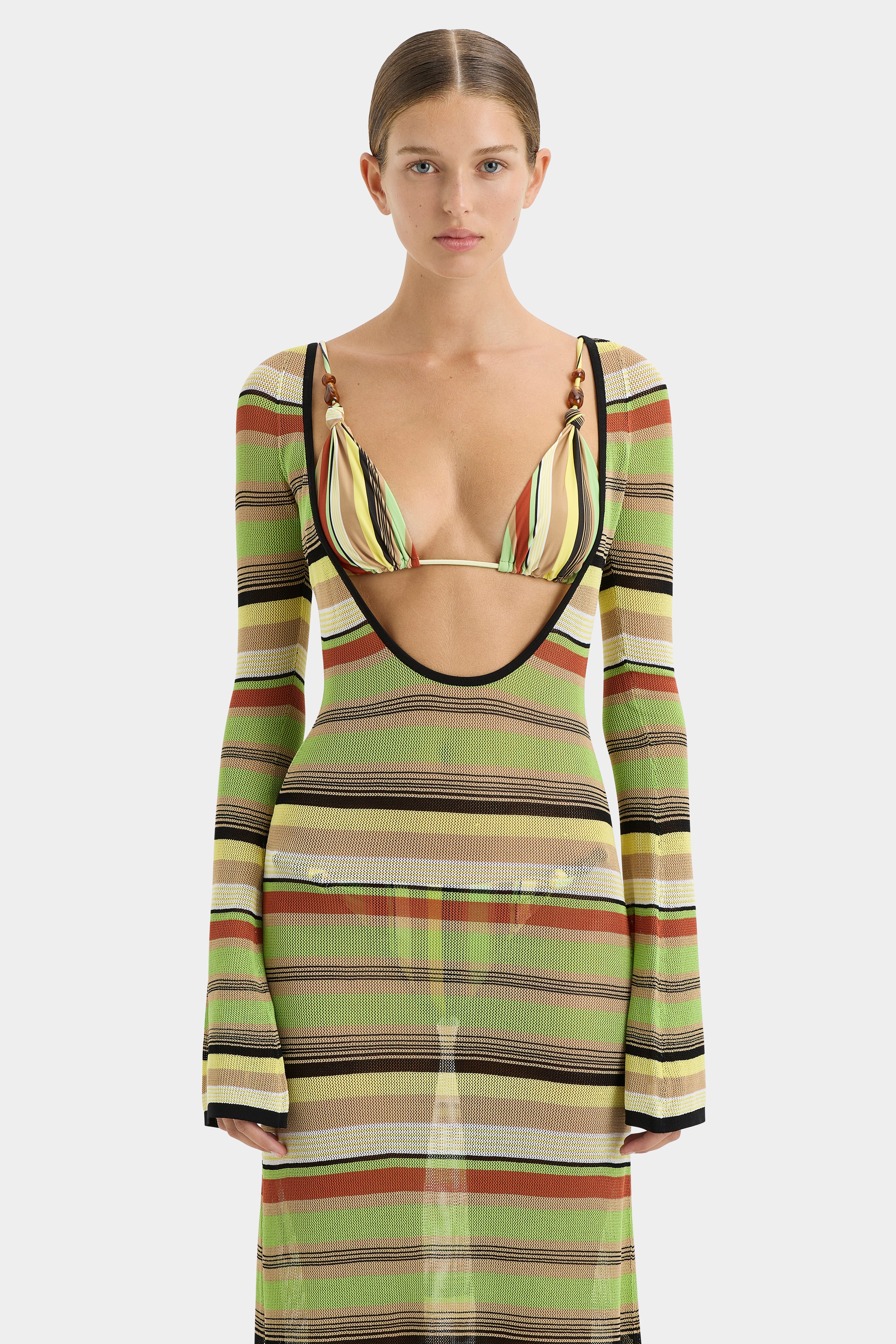 Elegant Coastline Low Back Dress for Women - Sexy Backless Party & Evening Gown - Perfect for Cocktail Parties, Date Nights & Special Occasions