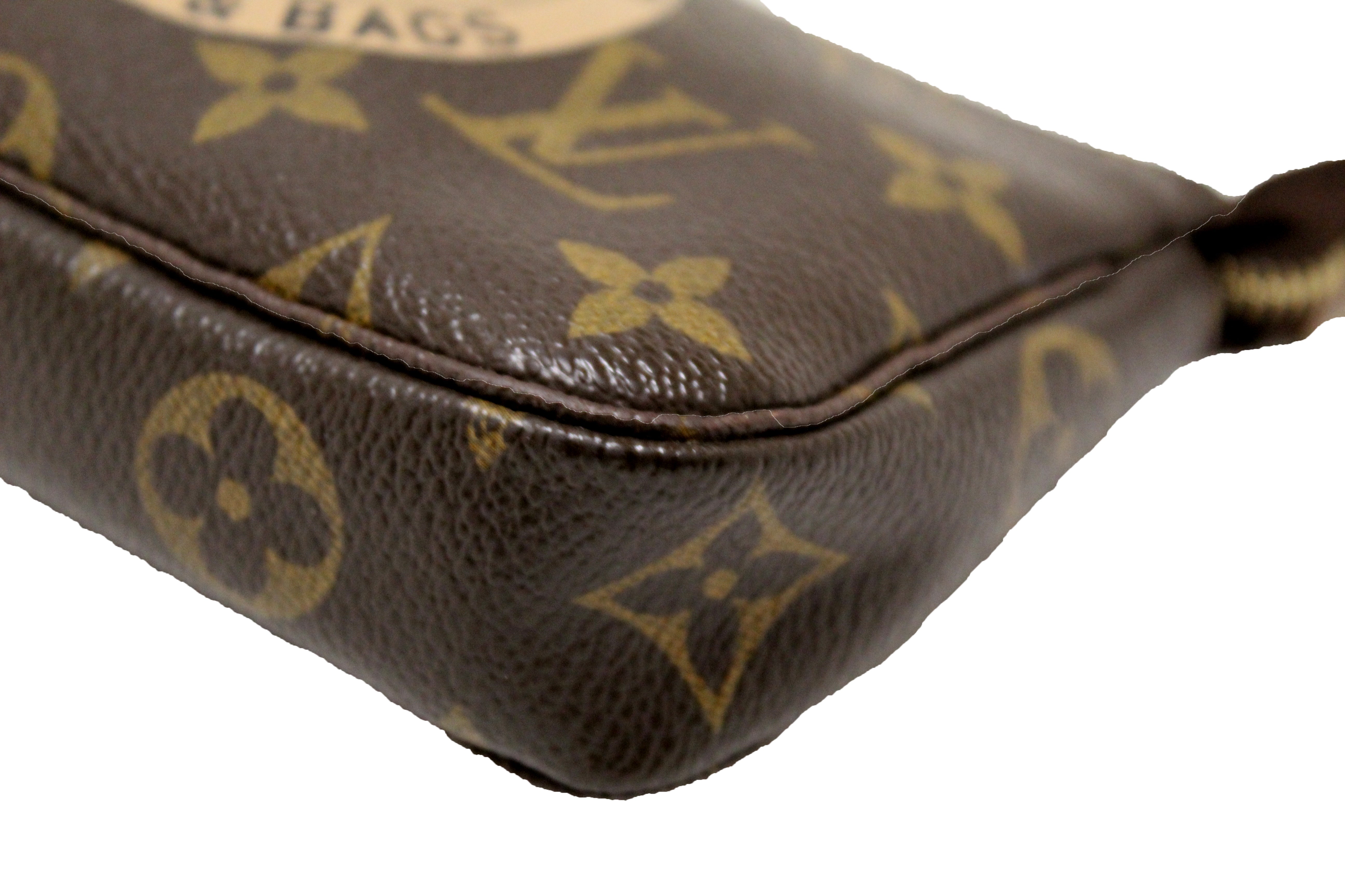Authentic Louis Vuitton Monogram Canvas Mini Pochette Bag - Classic Trunks Collection | Perfect for Everyday Use, Travel & Special Occasions