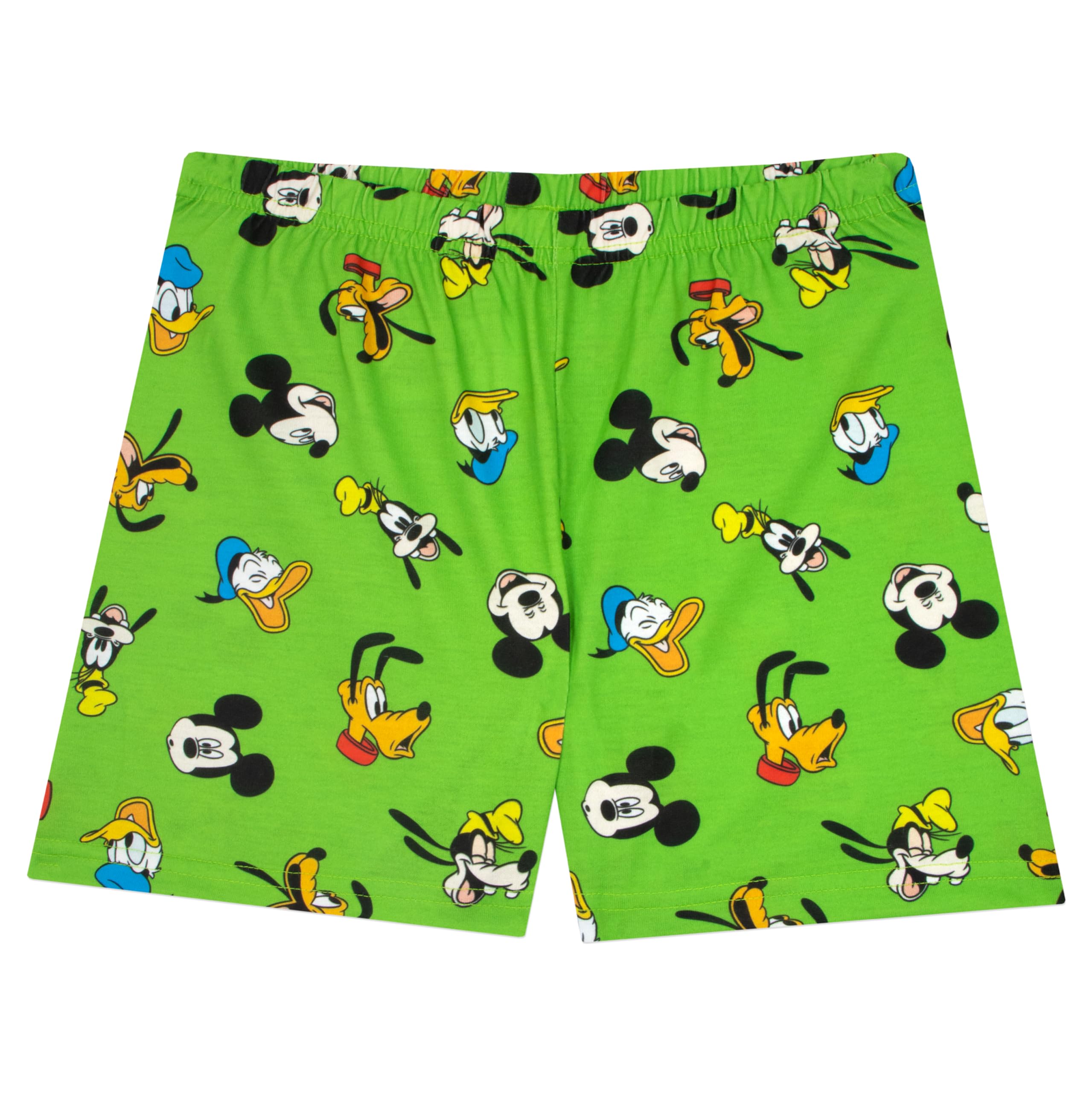 Disney Mickey Mouse Pajamas for Boys - Soft Cotton Summer Sleepwear Set (Sizes 18M-8) - Perfect for Bedtime, Lounging & Disney-Themed Parties