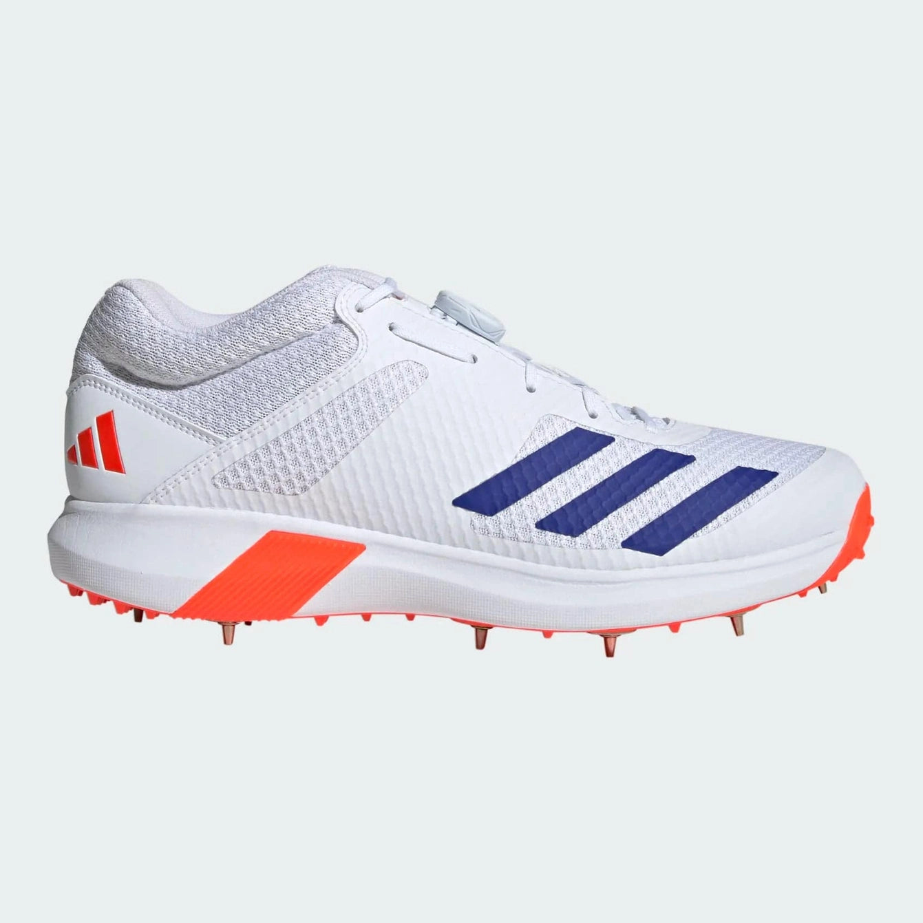 Adidas Adipower Vector Mid Full Spike Cricket Shoes 2024 - Men's Professional Cricket Footwear for Enhanced Grip & Performance - Perfect for Matches, Training & Outdoor Sports