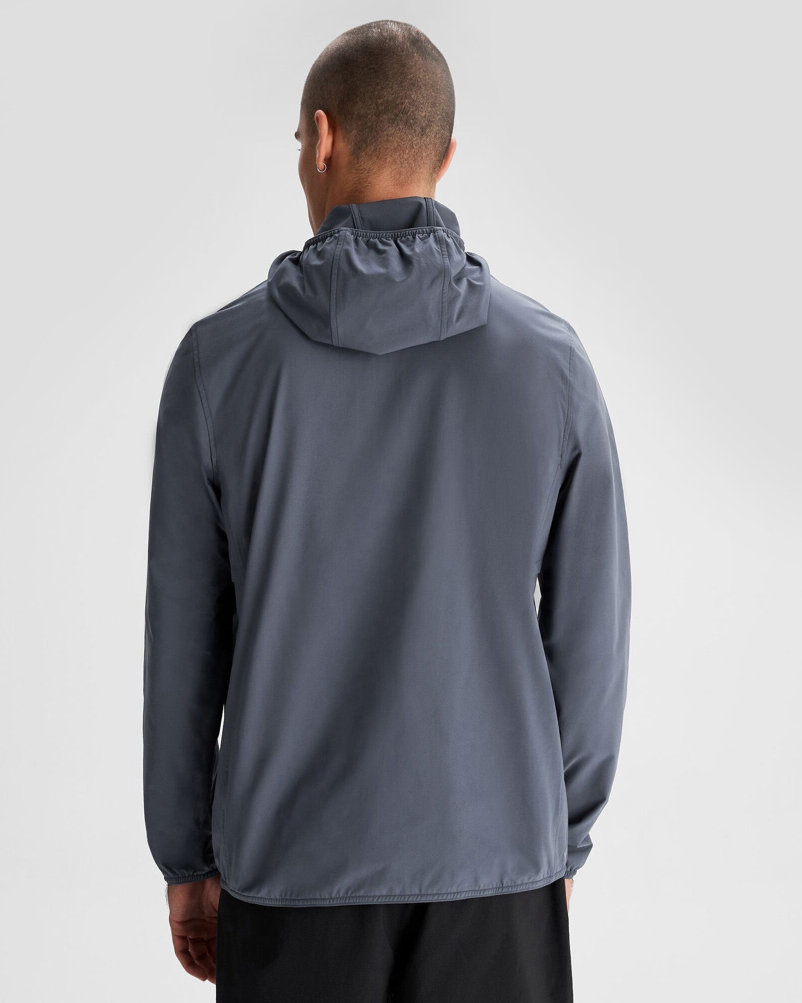 Men's Sun Breaker Jacket - Lightweight UV Protection Windbreaker with UPF 50+ (Mid Navy) - Perfect for Hiking, Running & Outdoor Activities