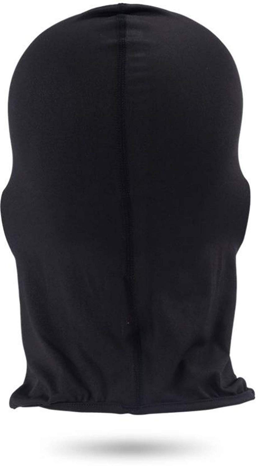 SPENCA Reusable Full Face Cotton Dust Mask - Breathable Protection for Bike Riding, Outdoor Sports & Activities - Black | Ideal for Cycling, Motorcycling & Hiking