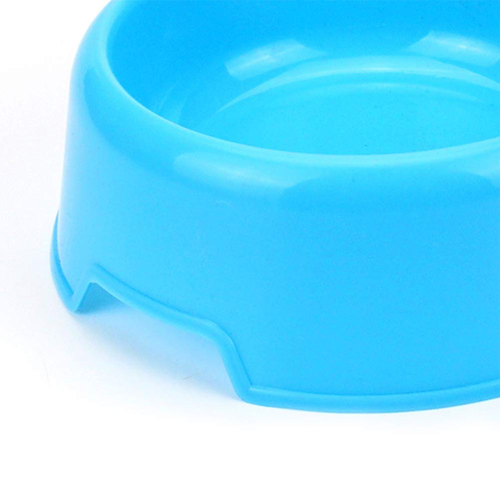 2pcs Round Pet Bowl for Dog Food & Water - Durable Feeding Dishes for Pets
