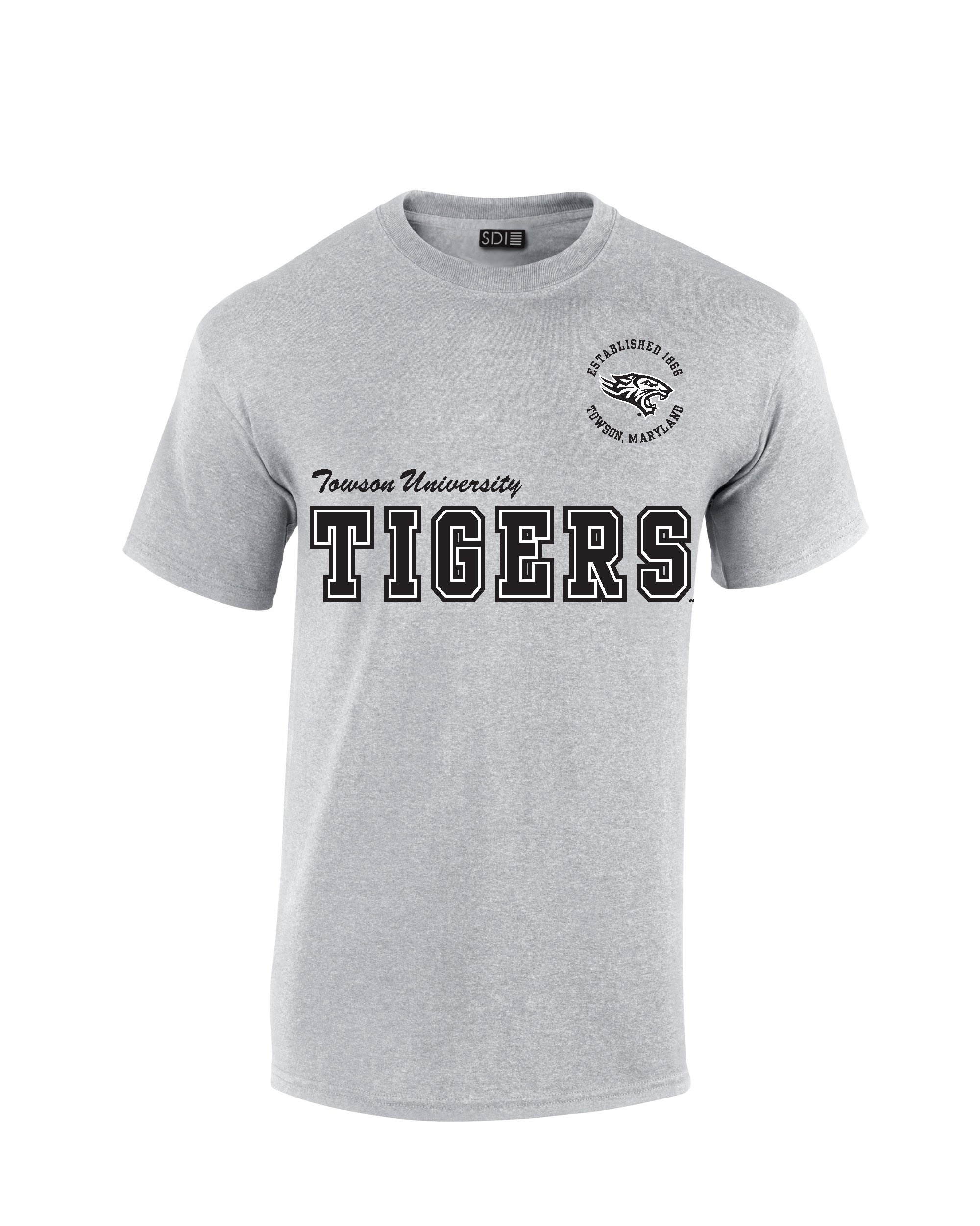 SDI Pre-Shrunk Short Sleeve T-Shirt for Men - Soft Cotton Crew Neck Tee for Casual Wear, Gym & Everyday Comfort