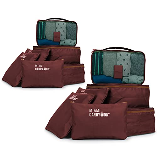 Burgundy+Tan (12-Piece)