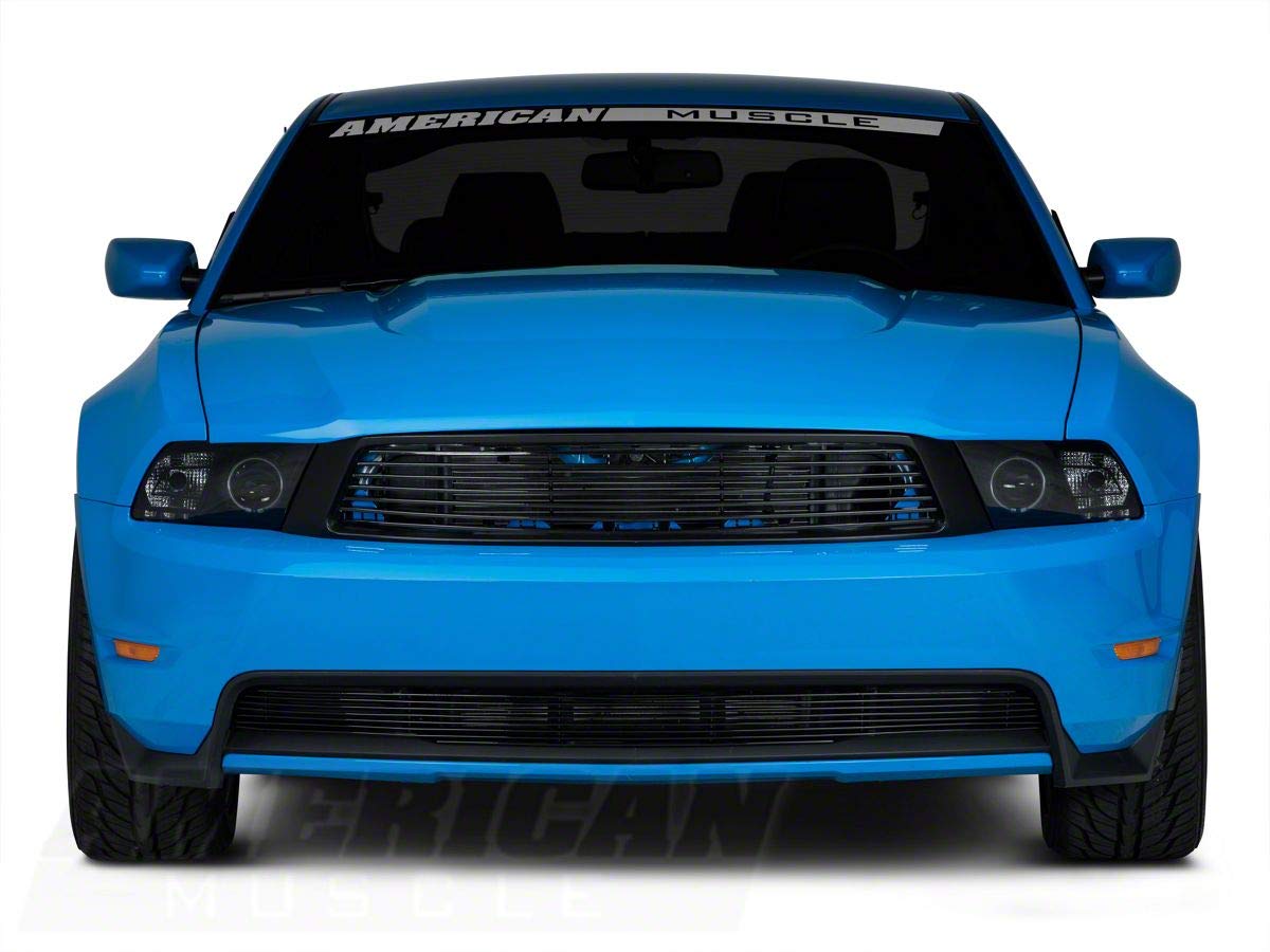2010-2012 Mustang GT Black Pony Delete Lower Grille – Sleek Upgrade for Enhanced Style and Performance