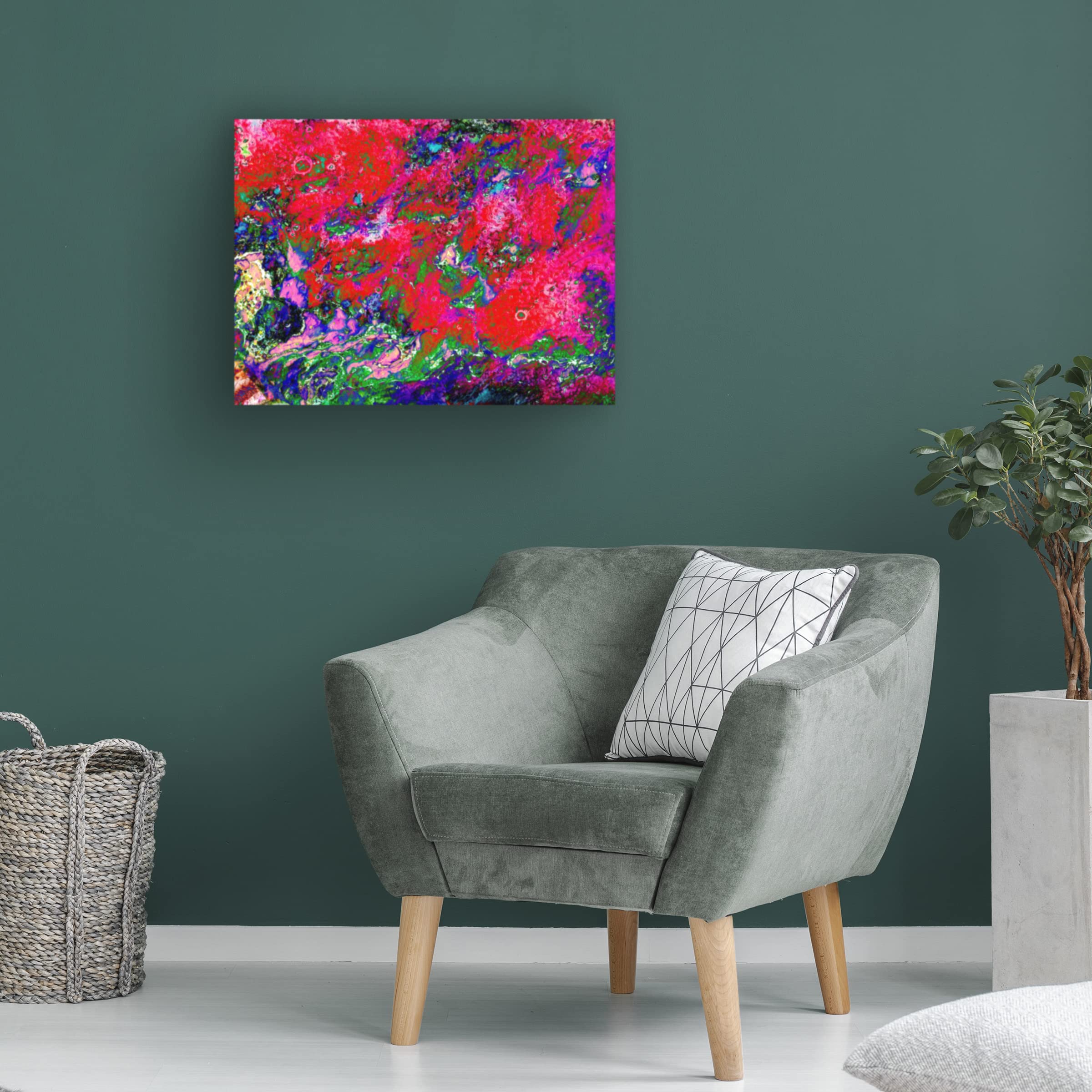 Trademark Fine Art 'Carnival In Rio' by Lana Korolievskaia - 35x47 Canvas Wall Art Print, Vibrant Brazilian Festival Painting for Living Room, Bedroom & Office Decor