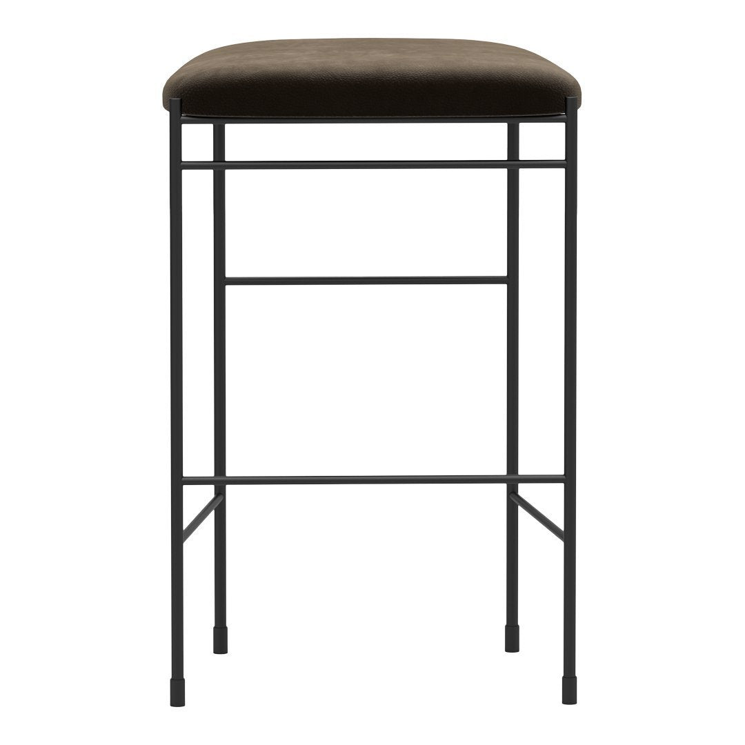 Modern Bar Stools for Kitchen Island & Counter - Adjustable Height Swivel Stools with Backrest - Perfect for Home Bar, Breakfast Nook & Dining Room