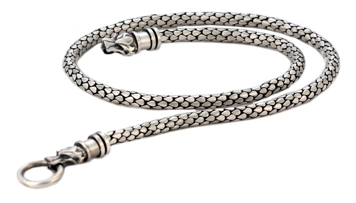 Handmade Bico Chain Necklace with Loop Closure - F300 - Elegant Jewelry for Women, Perfect for Parties, Weddings & Everyday Wear