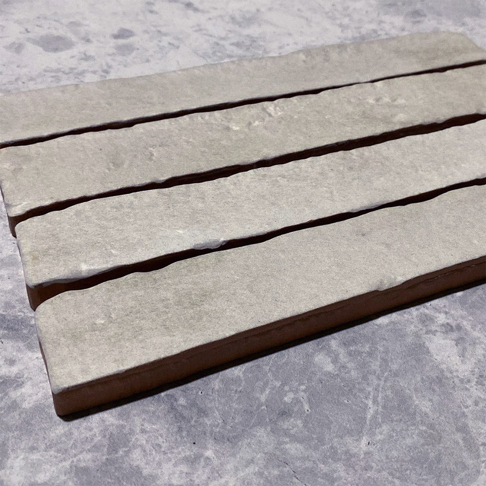 Brickfield Cream 35x230x10.4mm Subway Brick Porcelain Tiles - Perfect for Kitchen Backsplash, Bathroom Walls & Flooring