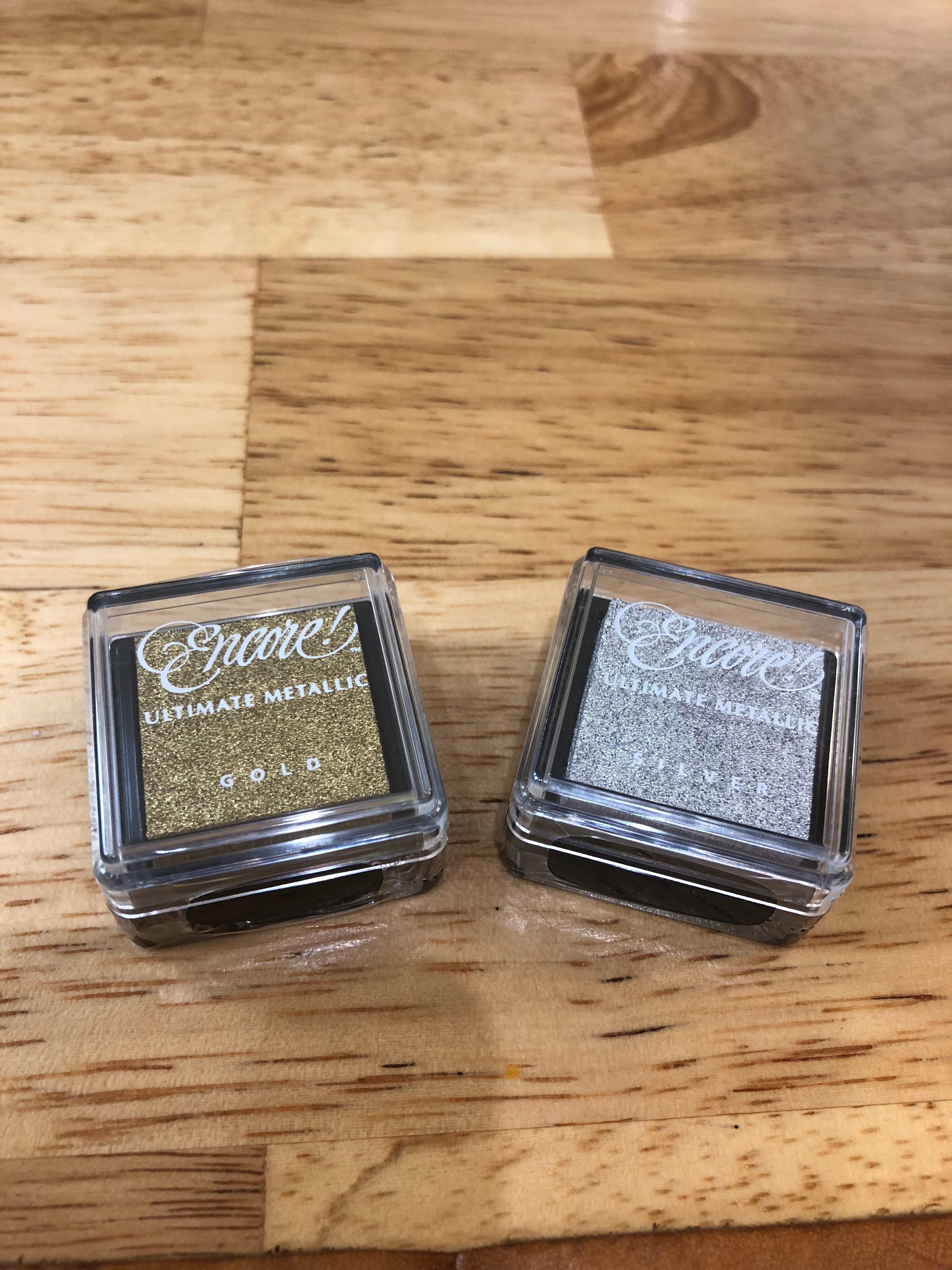 Encore Metallic Stamp Pads - Premium Ink Pads for Scrapbooking, Card Making & DIY Crafts - Gold, Silver & Metallic Colors - Perfect for Stamping, Scrapbook Projects & Handmade Greeting Cards