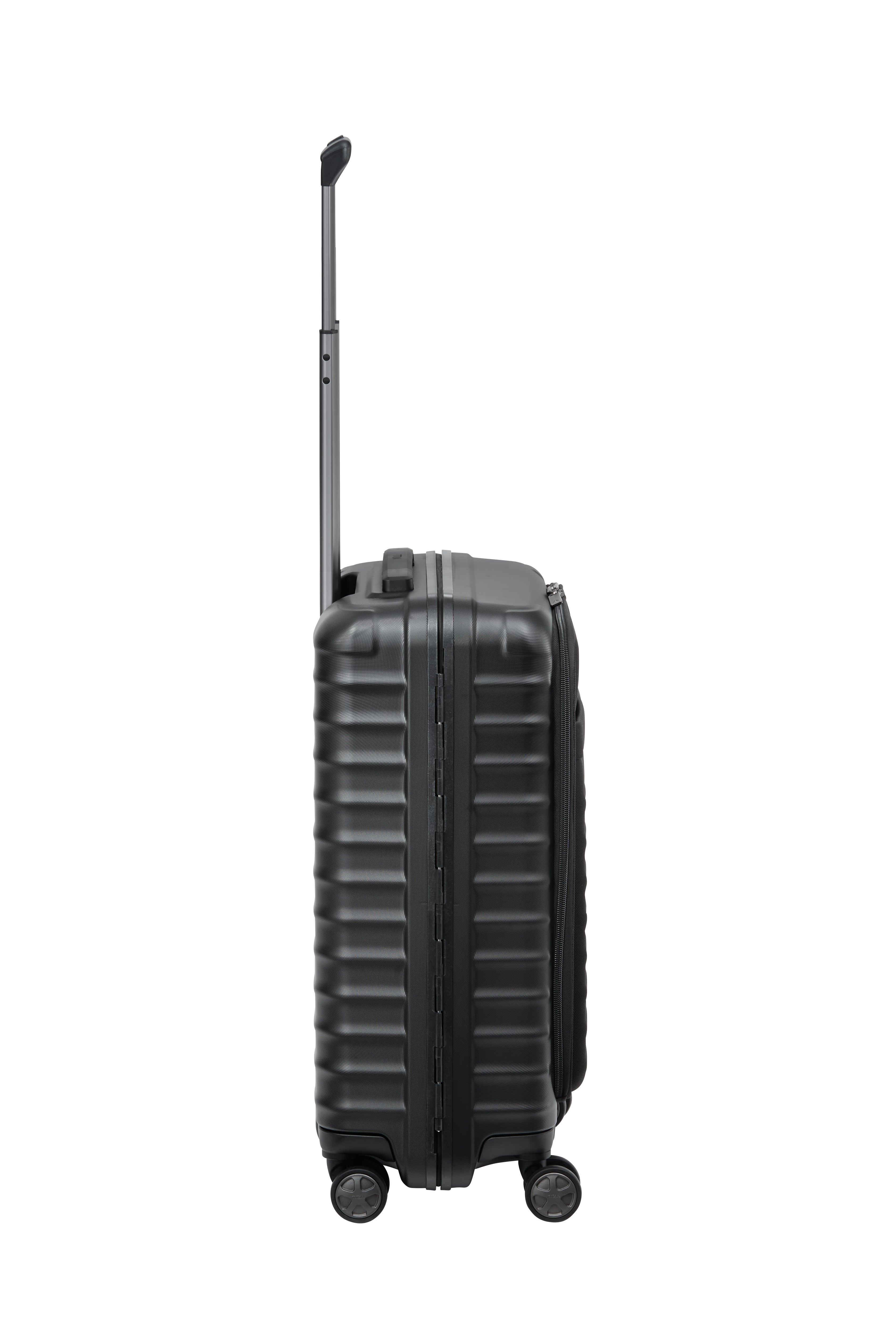 Titan LITRON Frame Trolley S Carry On Luggage with Front Pocket - Lightweight Spinner Suitcase for Business Travel & Weekend Getaways