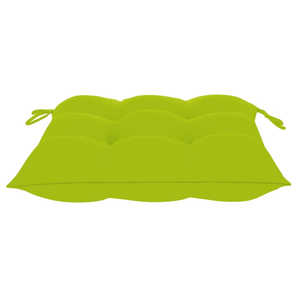6-Piece Bright Green Outdoor Chair Cushions Set - 19.7