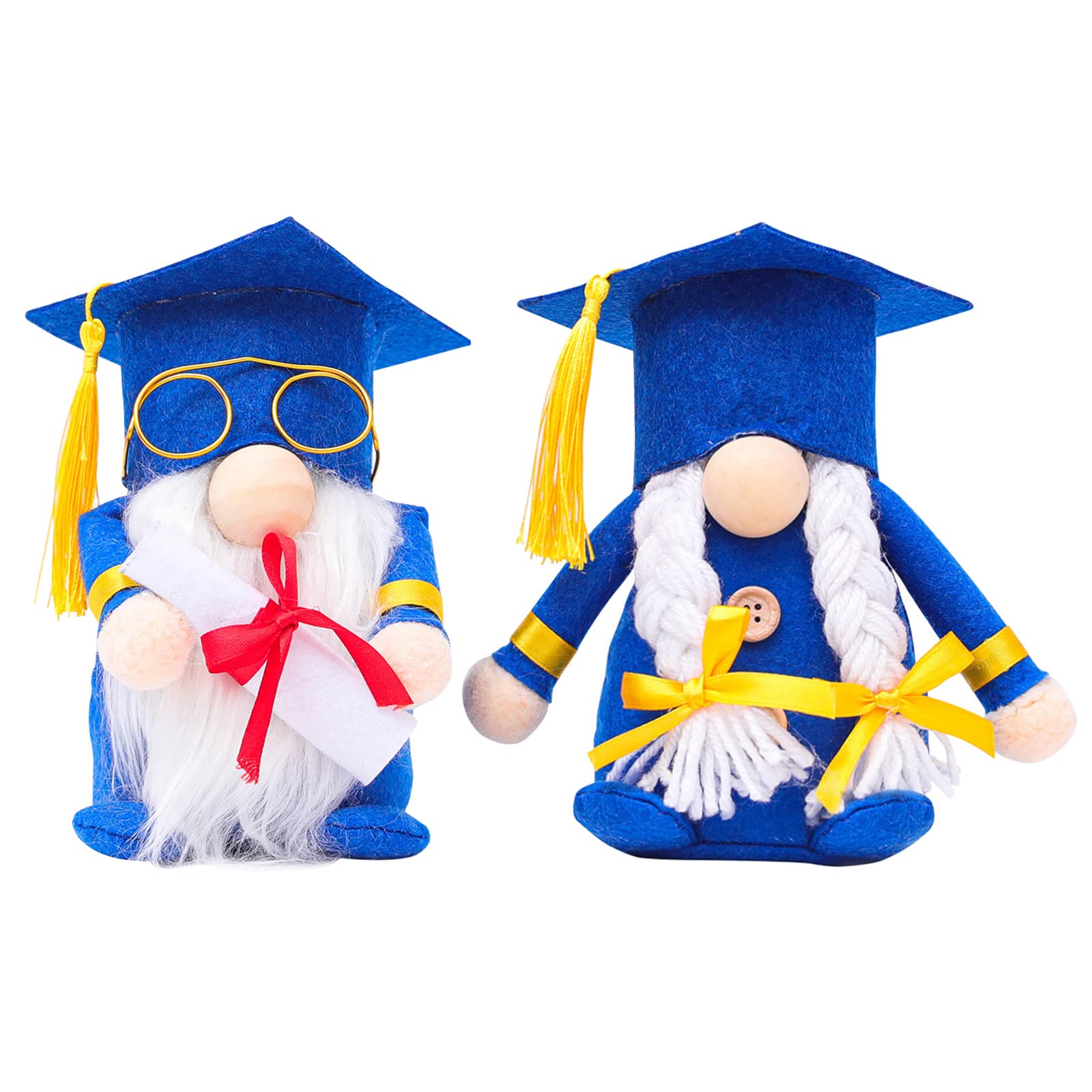 ChYoung Graduation Gnomes Decorations - Handmade Faceless Dolls & Plush Swedish Figurines for Home, Graduation Party Gifts for Teachers & Students | Perfect for Graduation Decor, Teacher Appreciation & Classroom Celebrations