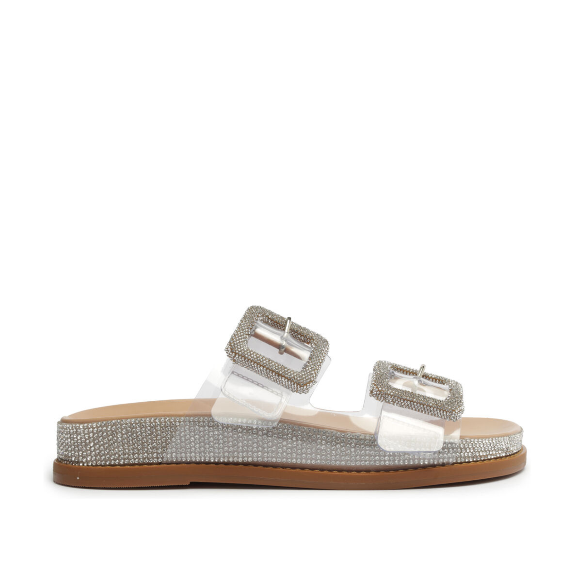Tessa Vinyl Sandals for Women - Comfortable Summer Beach Slides with Non-Slip Sole | Perfect for Poolside, Vacation, and Casual Outfits