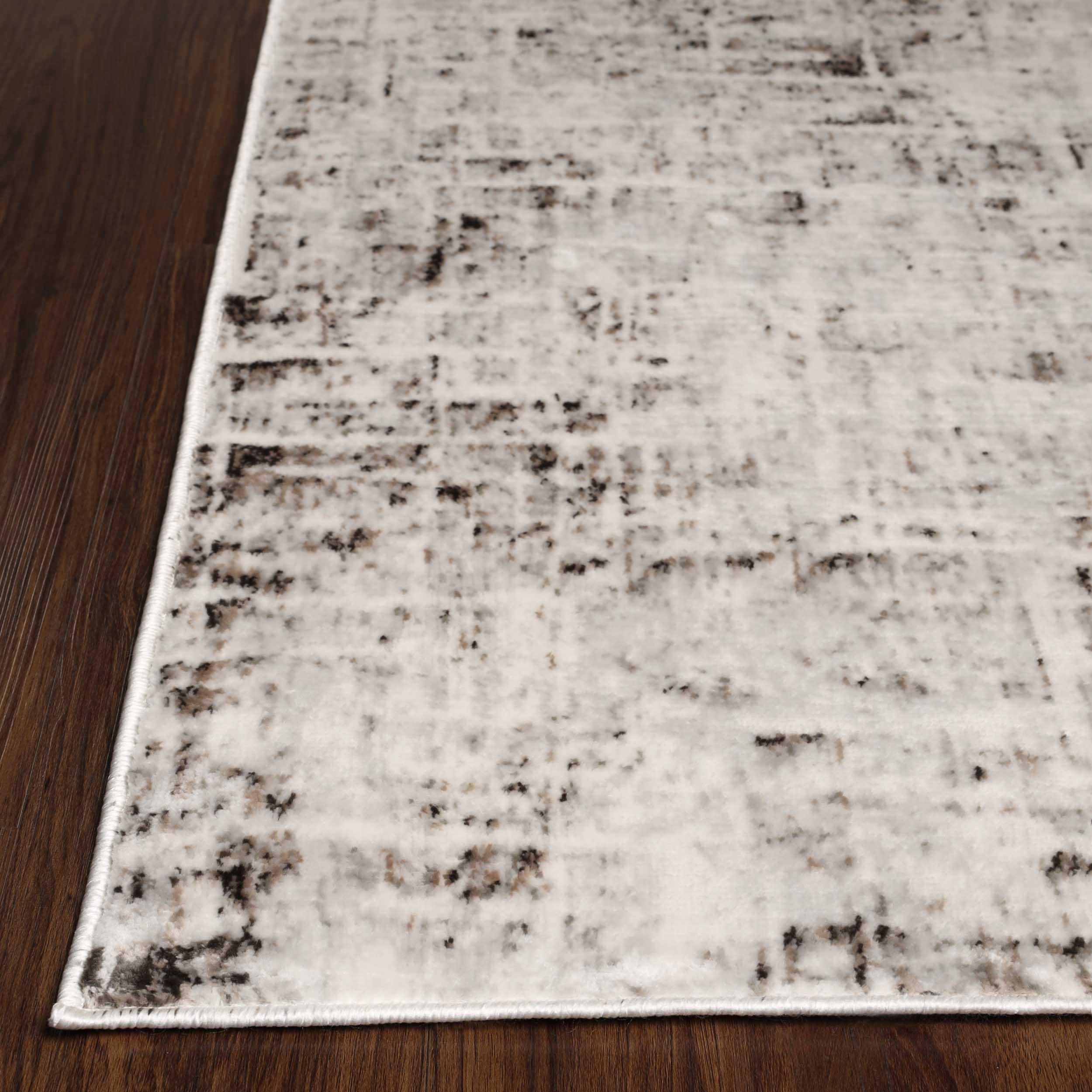 Stylish Acer Distressed Contemporary Abstract Modern Indoor Area Rug or Runner - Perfect for Living Room, Bedroom, and Home Decor