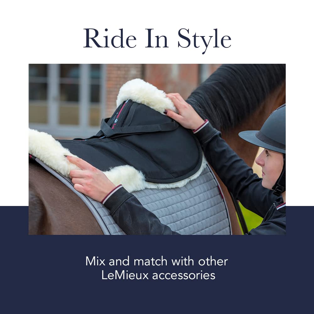 LeMieux Half Saddle Pad - Premium English Saddle Pads for Horses - Breathable Equestrian Riding Equipment for Dressage & Jumping - Perfect for Training & Competition Use
