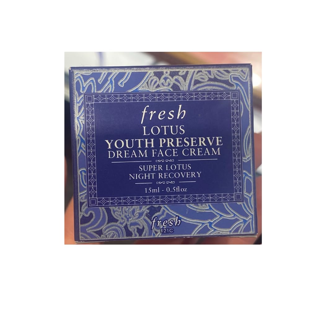 Lotus Youth Preserve Dream Face Cream - 0.5 oz Travel Size | Hydrating Anti-Aging Moisturizer for Day & Night Use | Perfect for On-the-Go Skincare