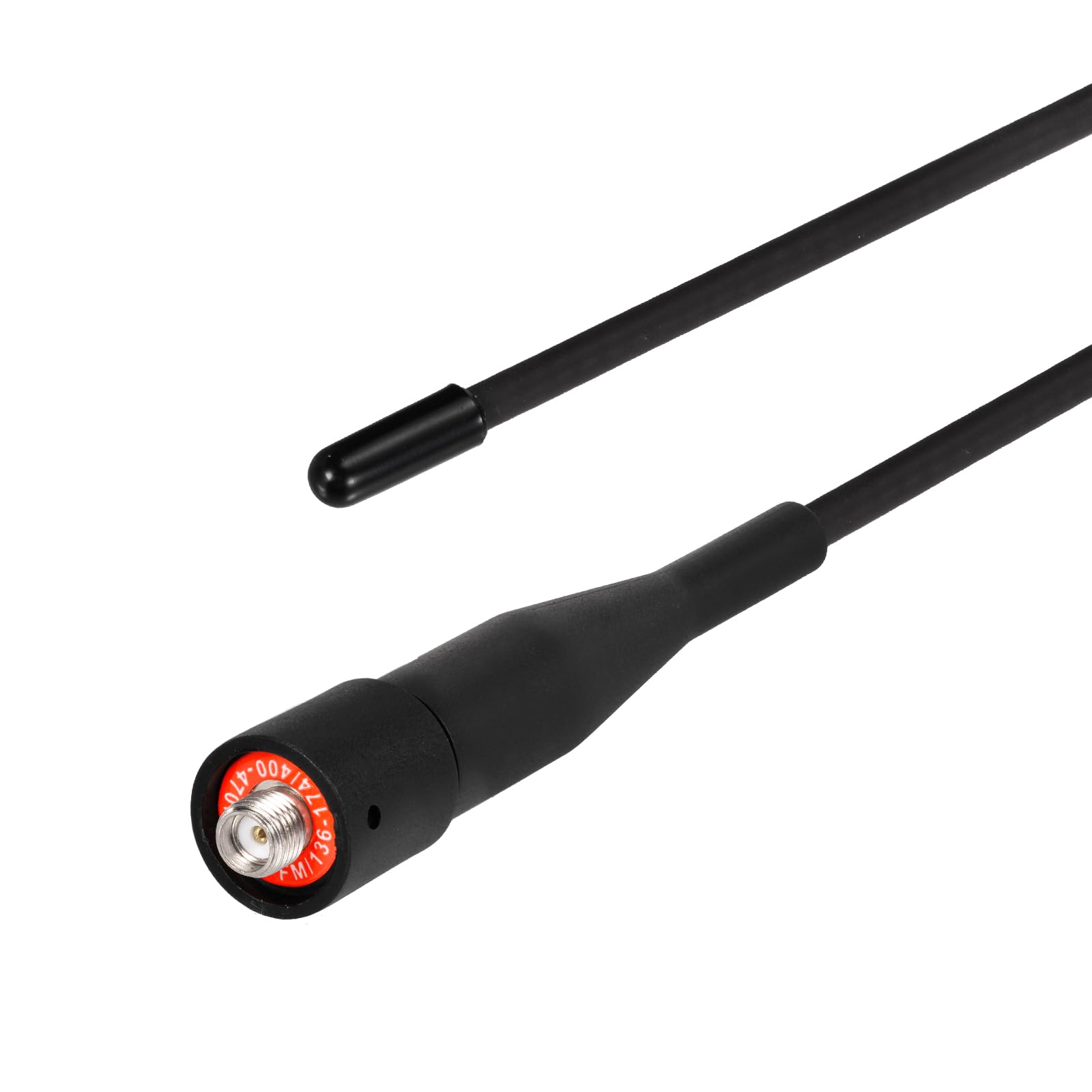 Eightwood 6in Dual Band VHF/UHF SMA Female Flexible Antenna (2-Pack) for Baofeng UV-5R, UV-82 & Yaesu FT-65 Handheld Radios - Perfect for Hiking, Camping & Emergency Communication