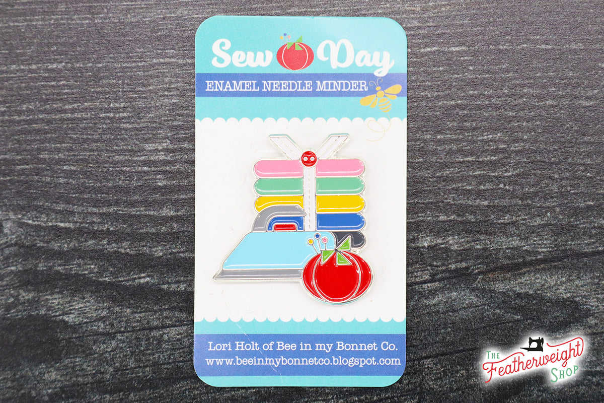 Lori Holt Sew Day Needle Minder - Magnetic Pin Cushion for Quilting, Embroidery & Sewing Projects - Perfect for Crafters and DIY Enthusiasts