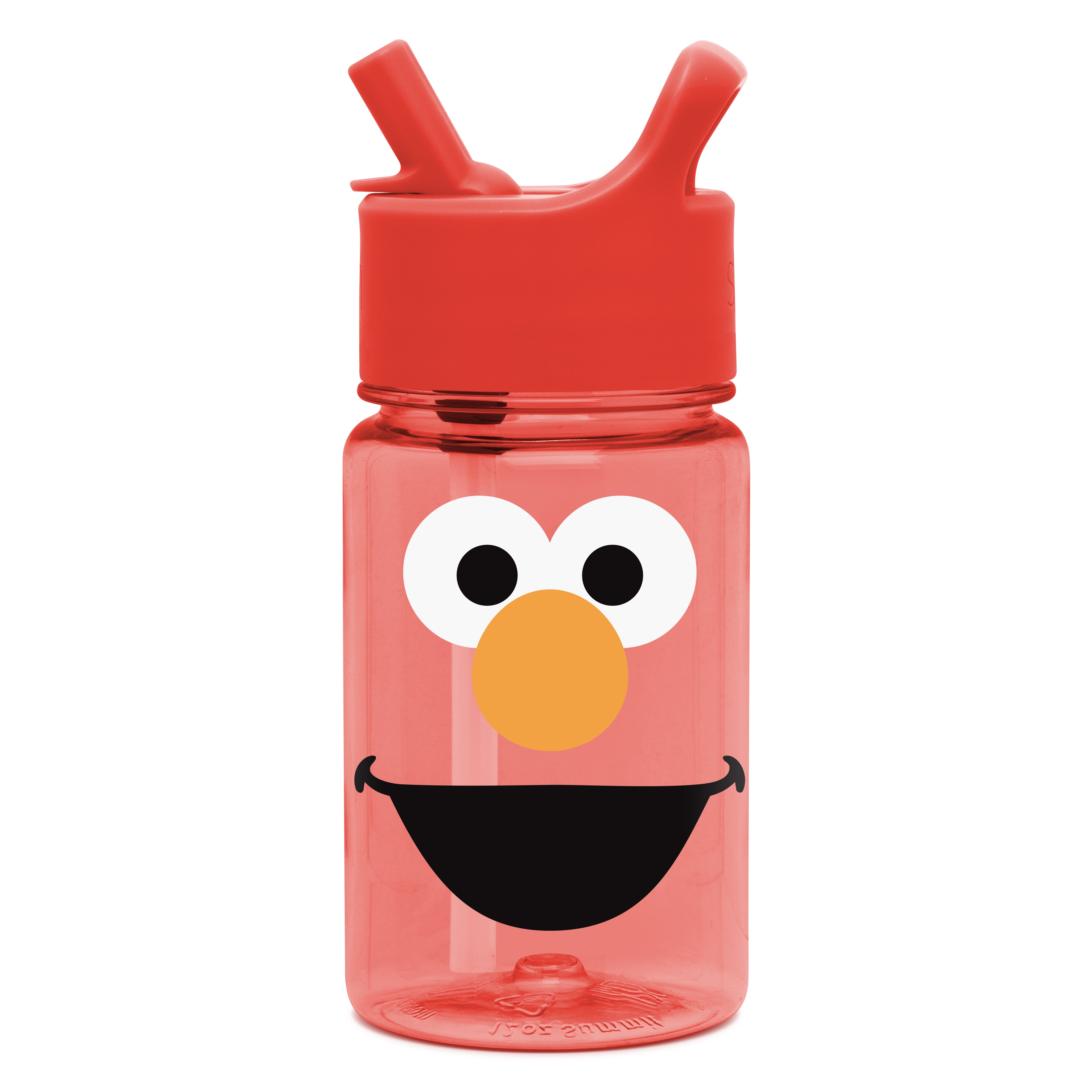 Summit Kids Plastic Water Bottle with Straw Lid - BPA Free Leak Proof Water Bottle for School, Sports & Outdoor Activities - Ideal for Boys Girls Ages 3-12