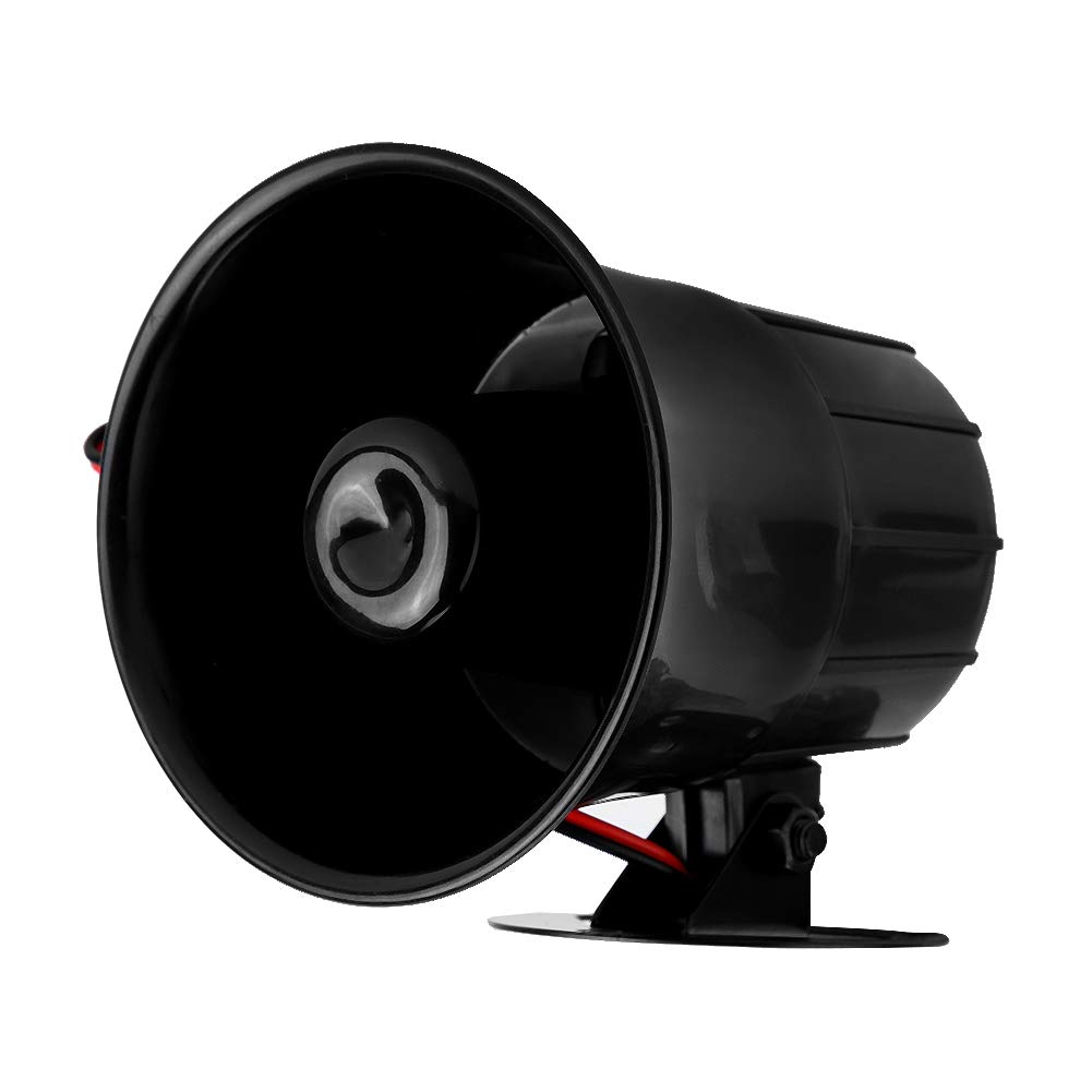 12V 110DB Wired Warning Alarm Siren Horn - Indoor/Outdoor Security Speaker for Home & Business Protection | Ideal for Burglar Alarms, Emergency Alert Systems, and Property Safety