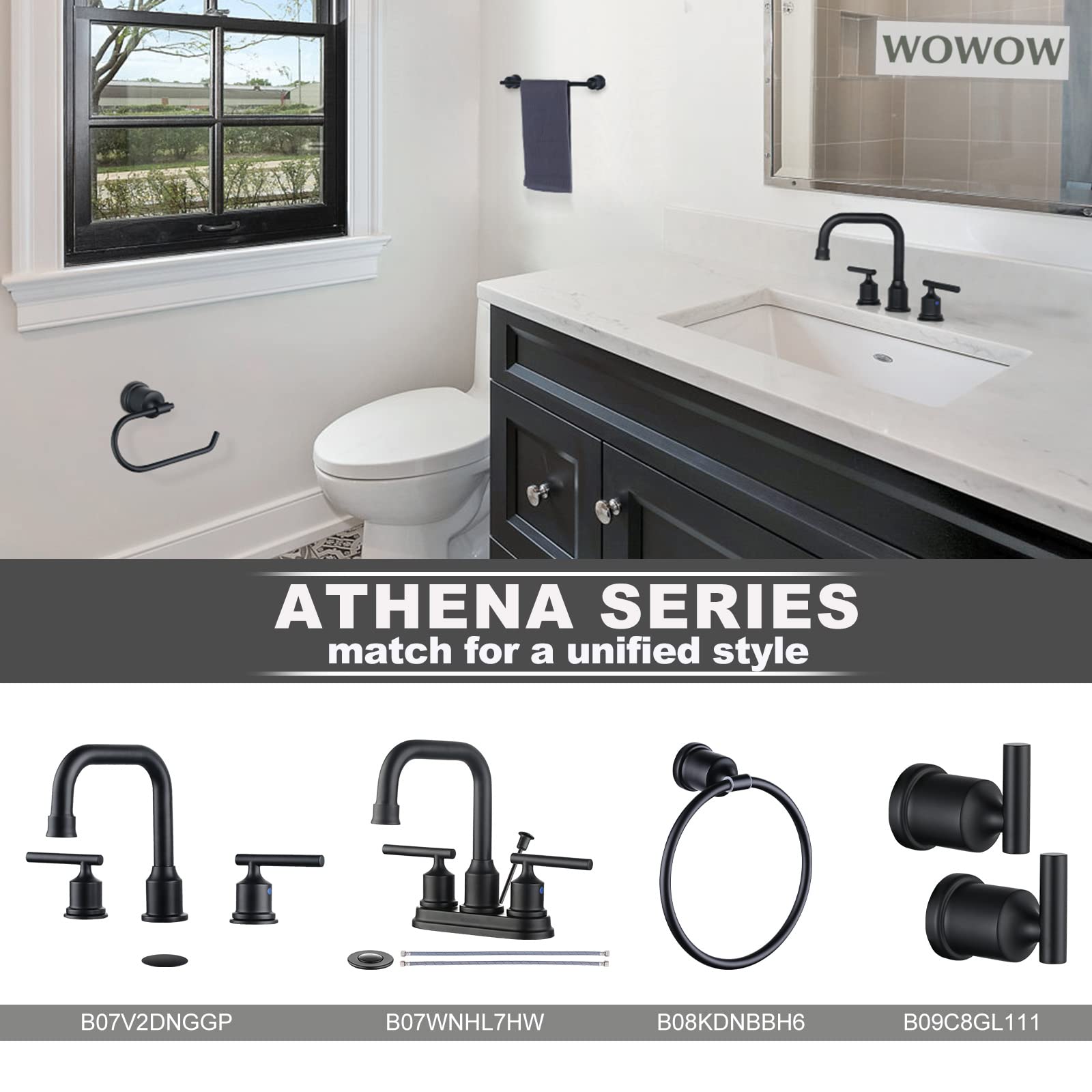 Matte Black Wall Mount Toilet Paper Holder - Metal Bathroom Tissue Roll Towel Holder for Home & Office - Durable & Stylish Bathroom Accessory for Modern Spaces