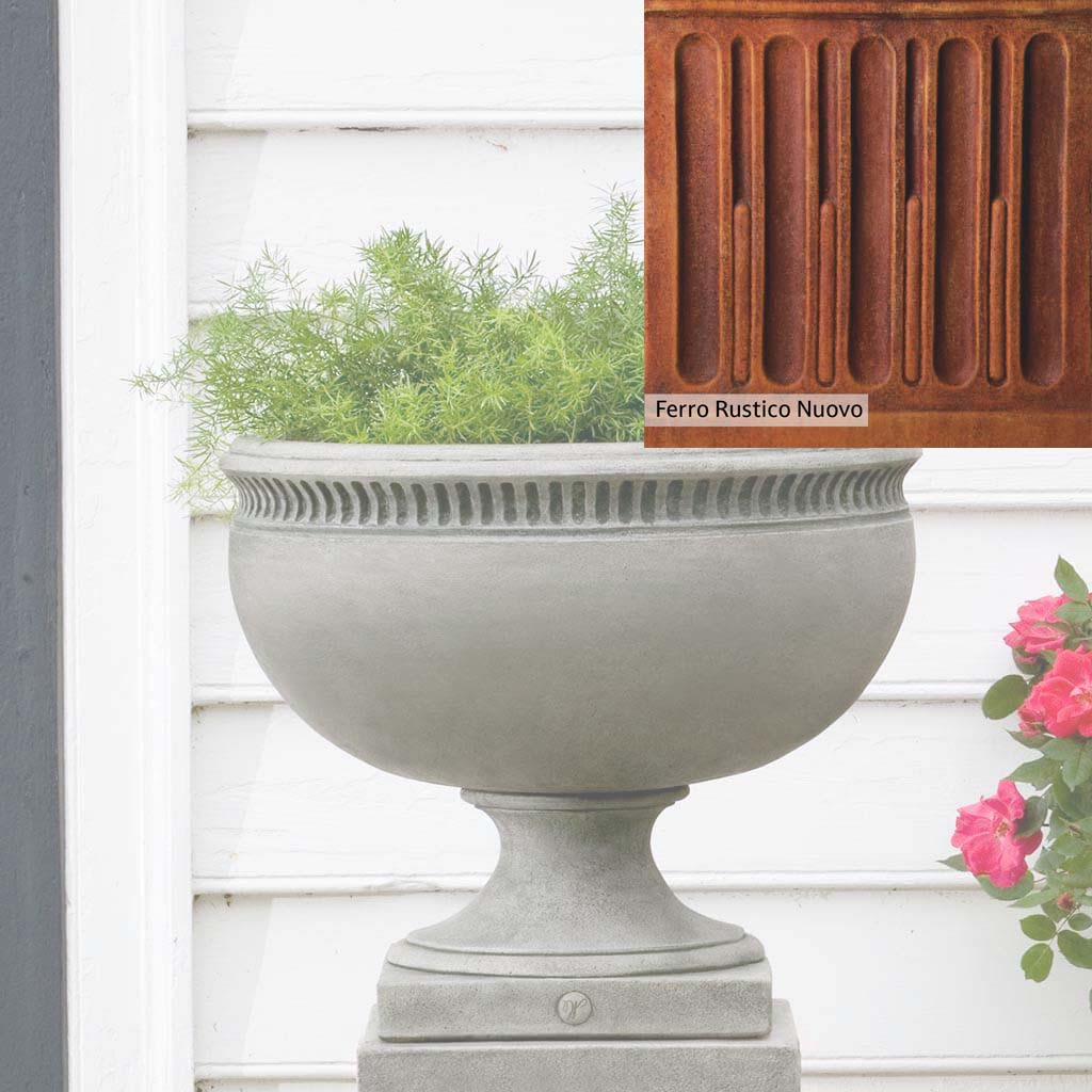 Campania International Williamsburg Tayloe House Urn - Classic Garden Urn for Outdoor Decor, Patio, and Landscaping | Durable Resin Planter for Flowers and Plants