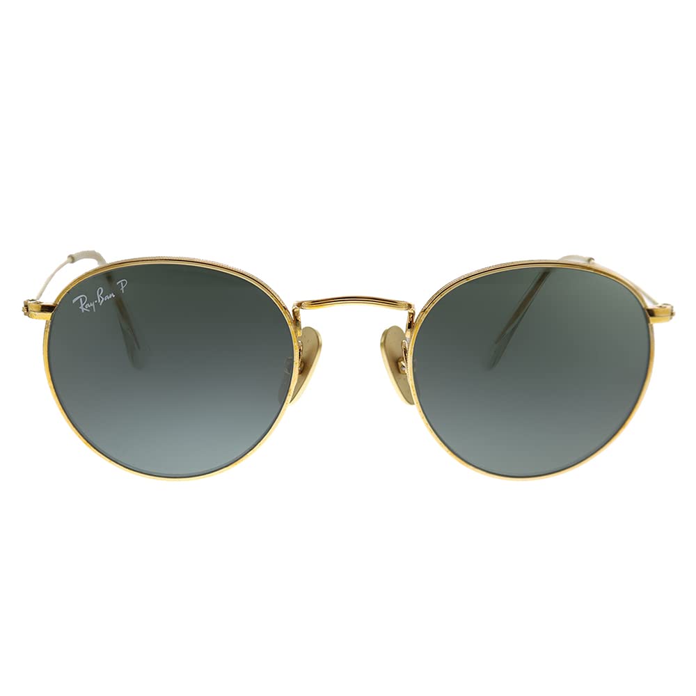 Ray-Ban RB8247 Round Titanium Sunglasses for Men & Women - Lightweight Polarized UV Protection - Perfect for Driving, Beach & Outdoor Activities