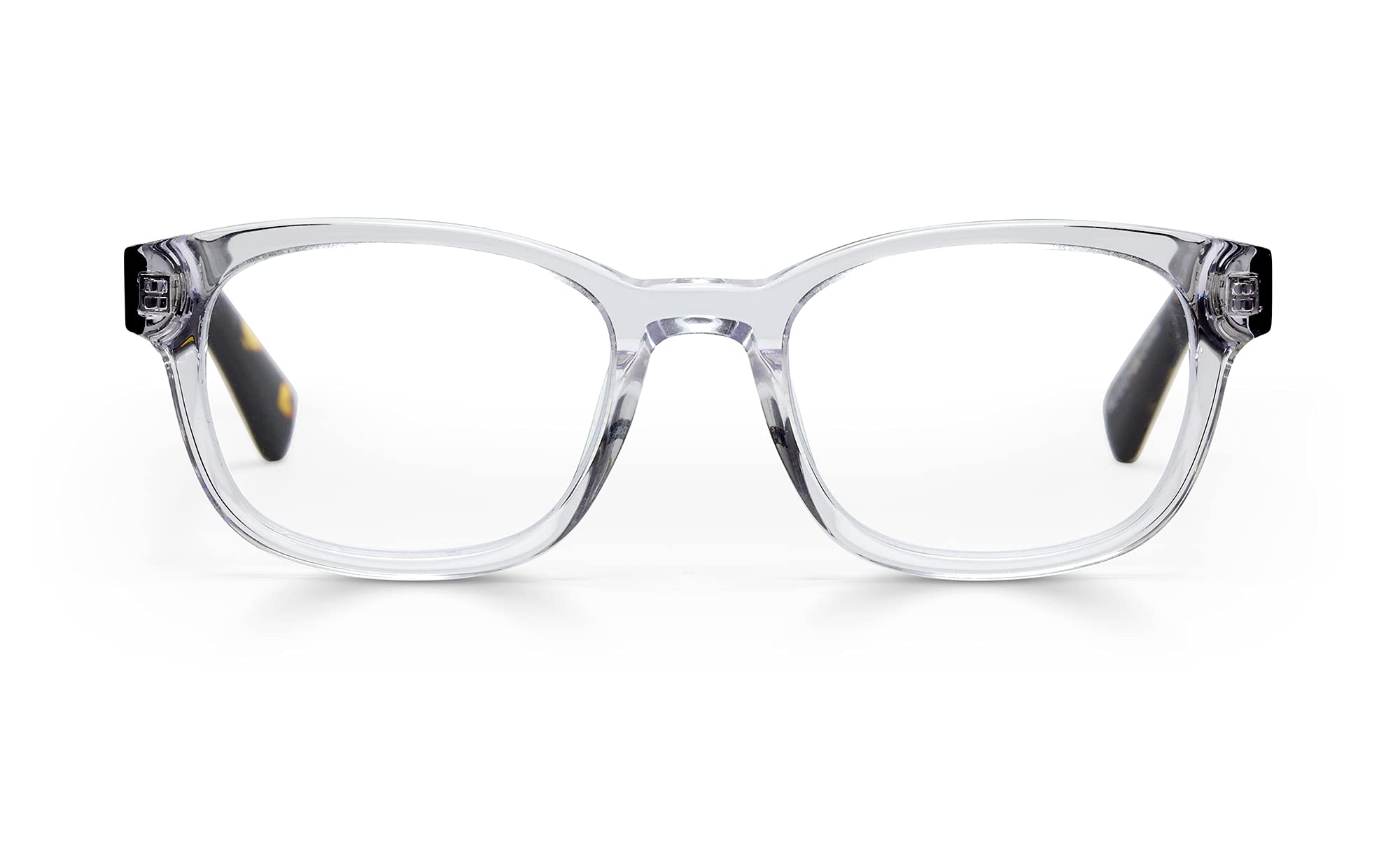eyebobs - Biff (Wide) | Premium Reading Glasses for Men & Women | Square Frame for Wide Faces | 0.0x - 4.0x Strength | Perfect for Office, Reading & Computer Use