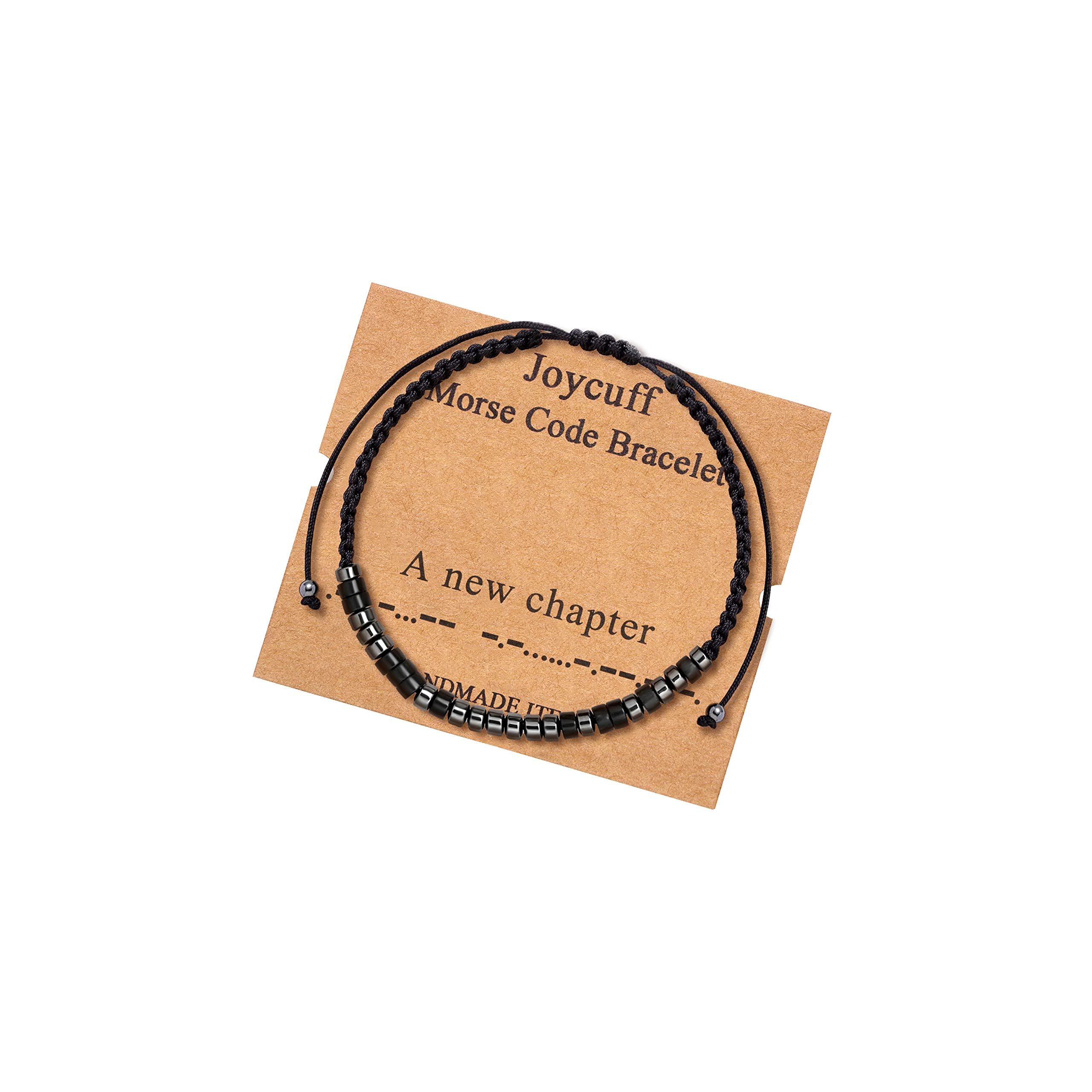 JoycuFF Morse Code Bracelets for Women - Inspirational Secret Message Jewelry, Funny & Thoughtful Gift for Her - Christmas, Birthday, Anniversary - Perfect for Daily Wear, Date Nights & Special Occasions