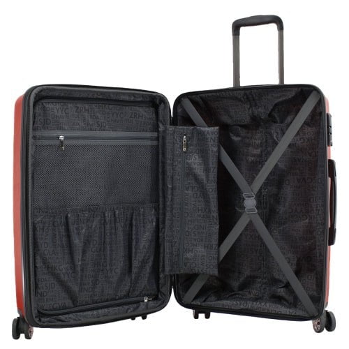 Air Canada Eerie Hardside 3-Piece Luggage Set - Durable Spinner Suitcase for Travel with TSA Lock | Perfect for Family Vacations & Business Trips