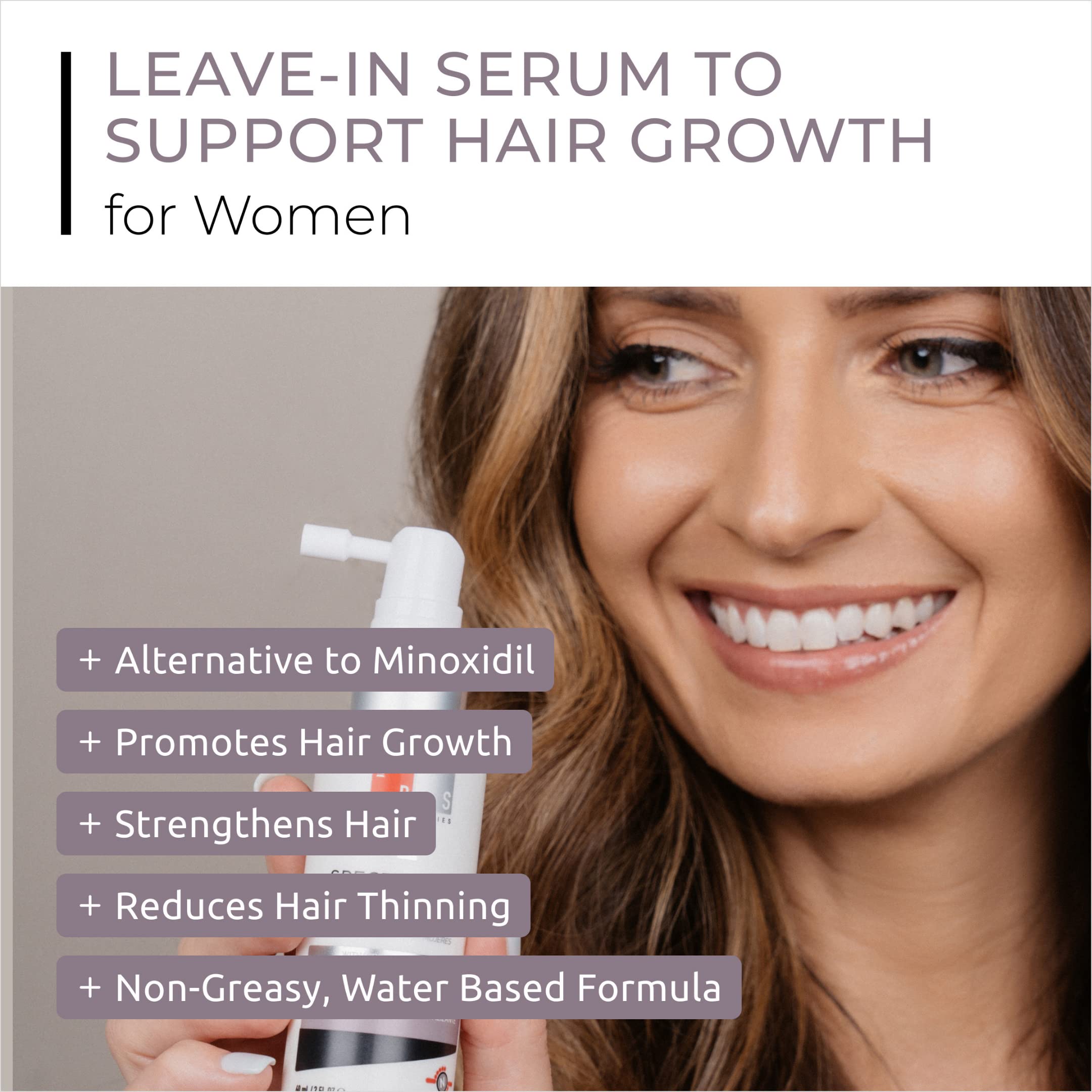 DS Labs Revita Shampoo & Conditioner Set with Spectral.CSF Hair Serum - Hair Thickening & Regrowth Treatment for Women - Biotin Enriched Hair Growth Solution for Thinning Hair - Perfect for Daily Use & Hair Loss Prevention