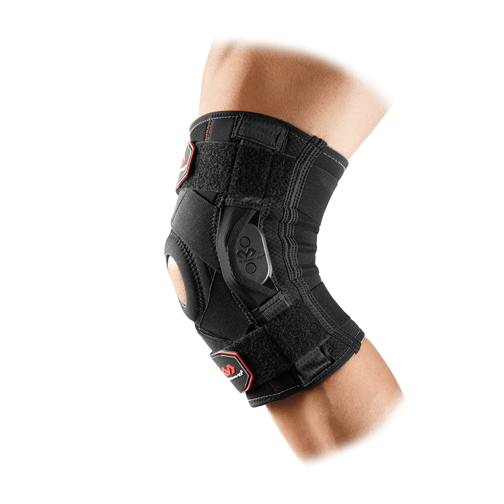 Best Knee Brace with Polycentric Hinges & Cross Straps - Support for Running, Sports & Arthritis Relief - Ideal for Athletes & Active Lifestyles