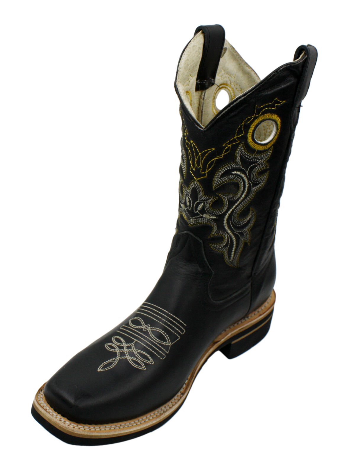 Dona Michi Men's Cowboy Boots - Genuine Leather Western Boots for Men | Comfortable & Stylish for Rodeo, Country Dance & Casual Wear