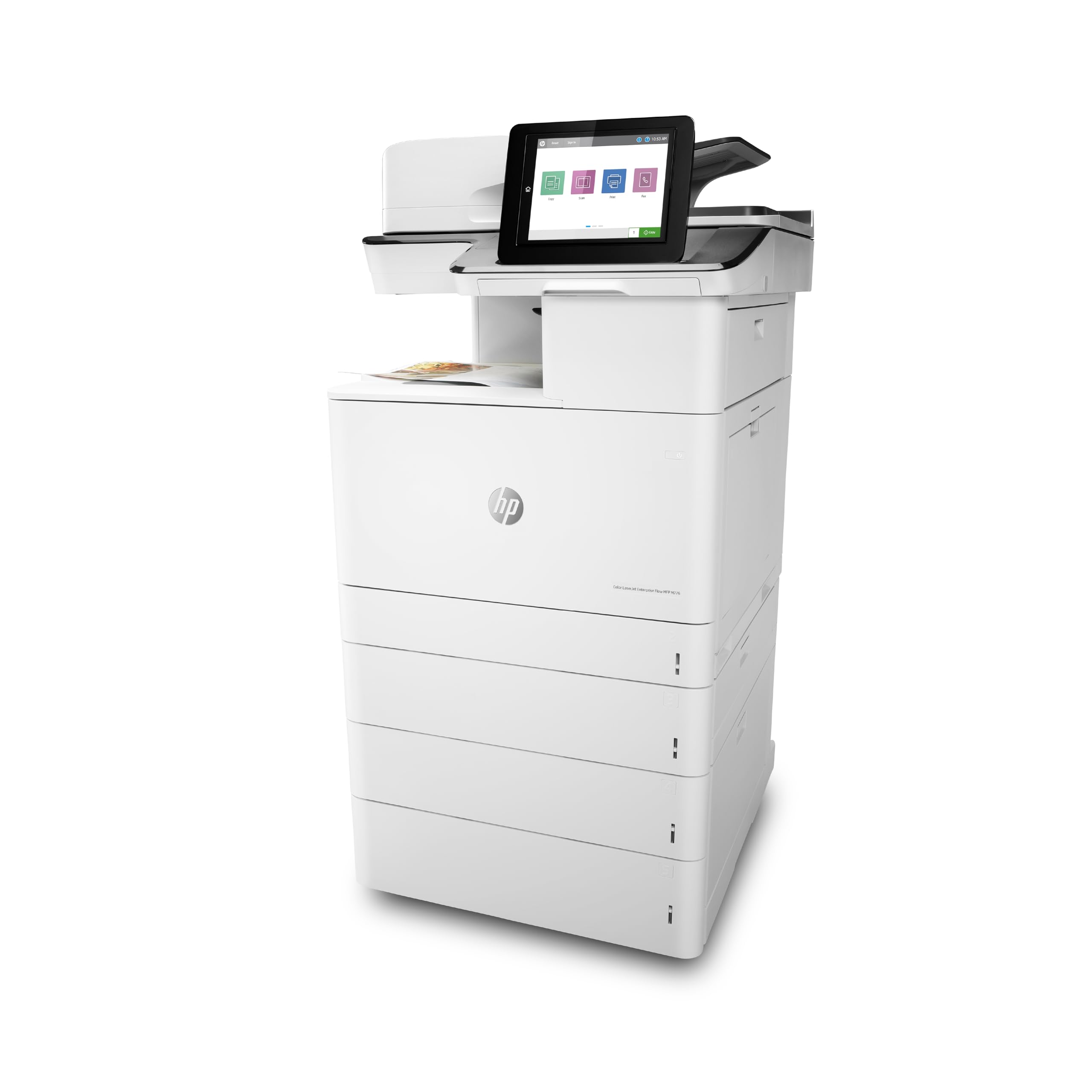 HP Color LaserJet Enterprise M776z Wireless All-in-One Printer - Fast Duplex Printing, JetIntelligence, White (3WT91A) | Ideal for Office & Home Workspaces
