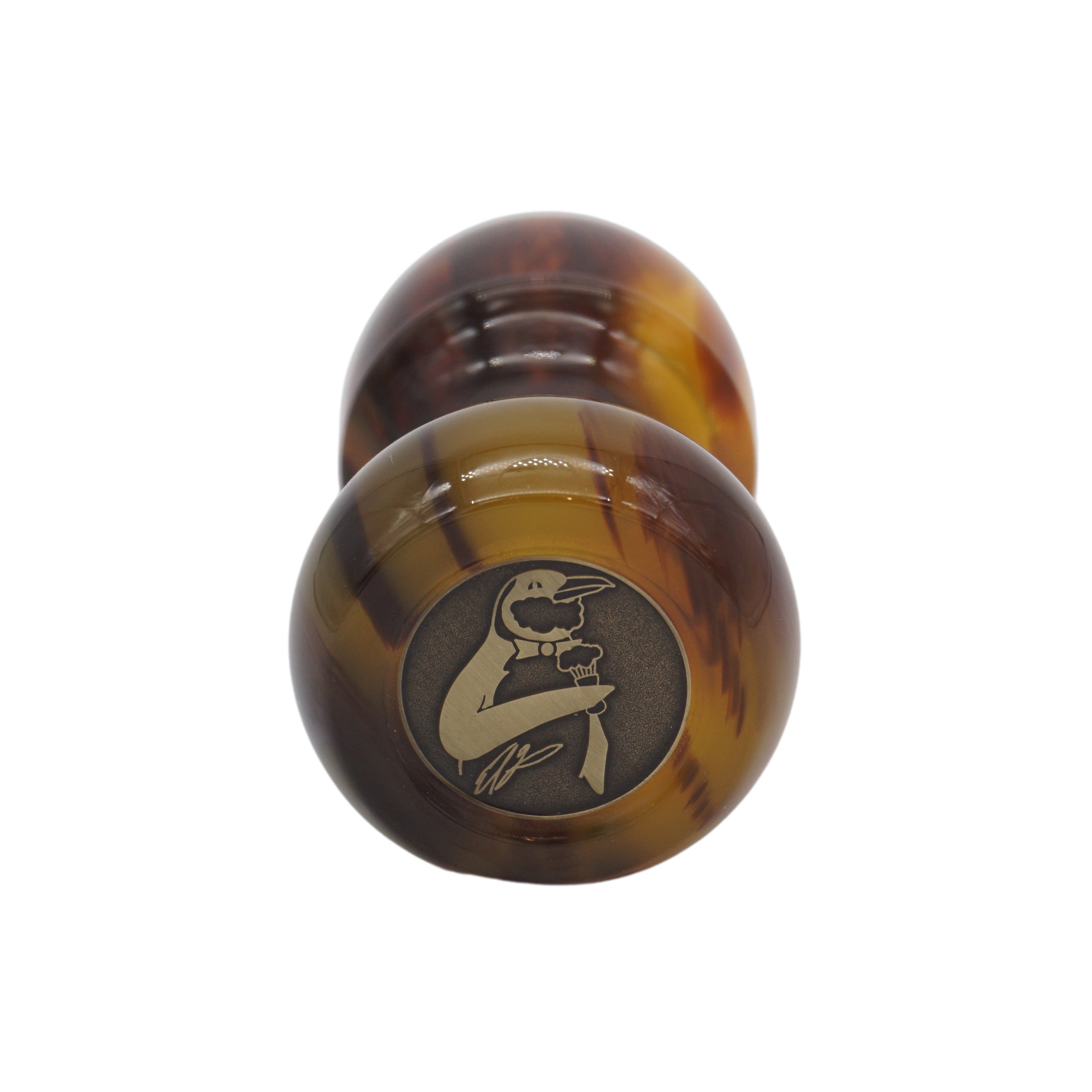 Premium Tortoise Handcrafted Shaving Brush Handle for 24mm & 26mm Knots - Luxury Wet Shaving Accessory for Men's Grooming & Beard Care Routine