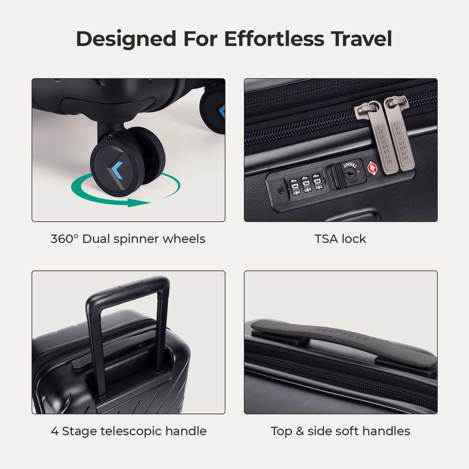 Daren 16-20 Inch Lightweight Hardside Carry On Luggage - Perfect for Air Travel, Business Trips & Weekend Getaways