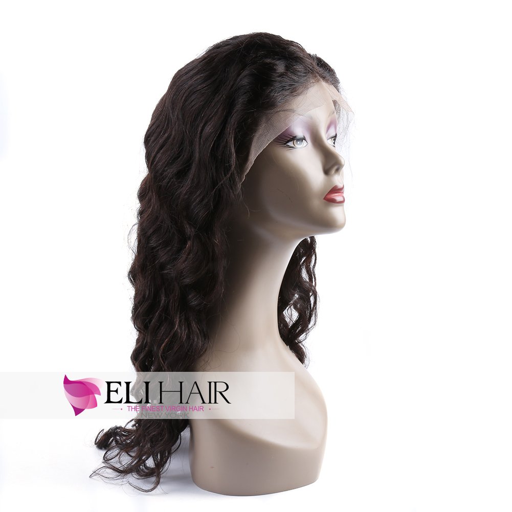 Natural Color Loose Deep Wave Virgin Human Hair Wigs 130% Density Brazilian Front Lace Wigs for Women - 12 Inch | Perfect for Daily Wear, Parties & Special Occasions