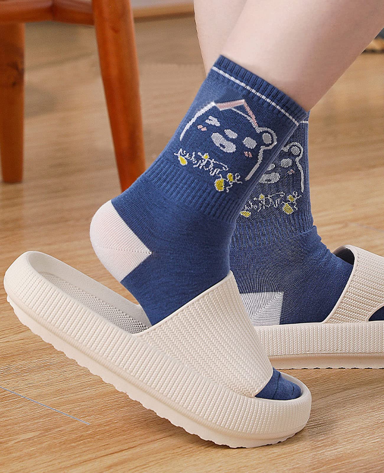 Cloud Slippers for Women and Men - Ultra Soft Pillow Slippers with Non-Slip Sole | Shower Slides & Bathroom Sandals | Thick Cushioned Comfort for Home, Spa, and Indoor Use