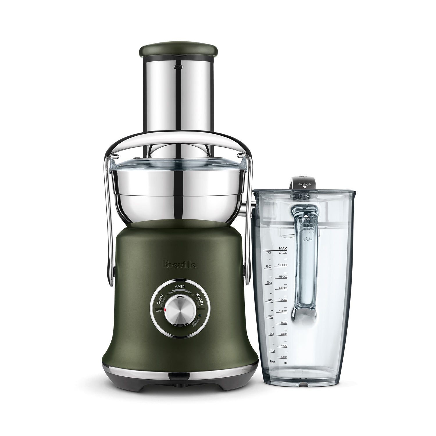 Breville Juice Fountain Cold XL Juicer - Professional Grade, High Speed, Quiet Operation, Extra Large Feed Chute for Whole Fruits & Vegetables, BPA-Free (Model BJE830OLT1BNA1) - Perfect for Healthy Juicing, Detox Drinks, and Family Breakfasts