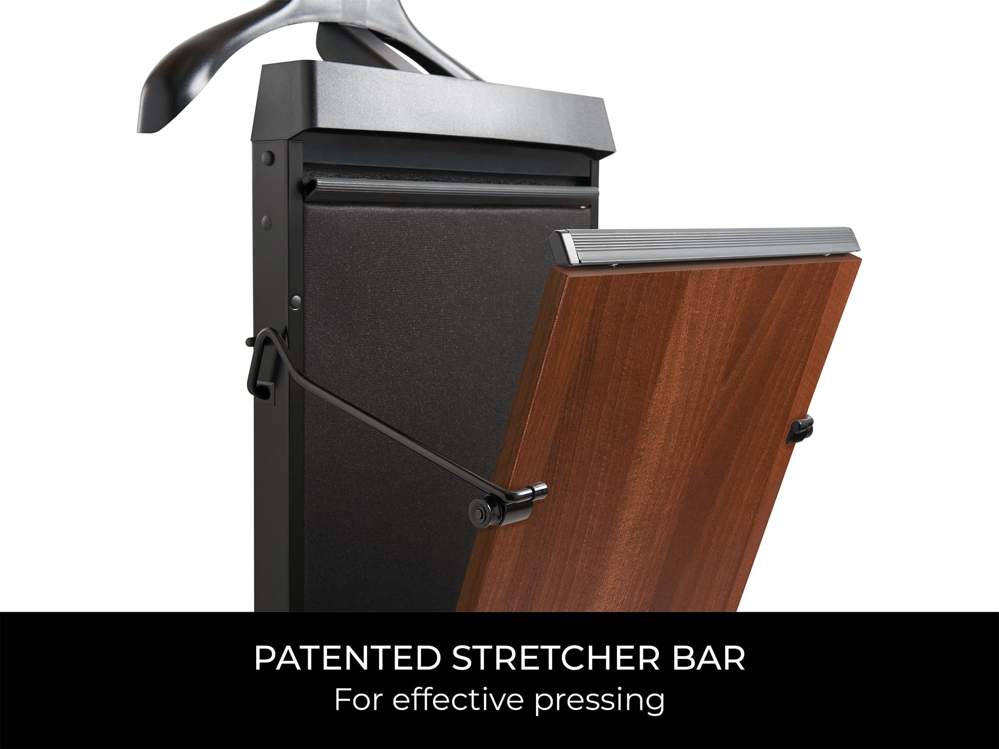 Corby 3300 Professional Pants Press - Walnut Finish for Crisp, Wrinkle-Free Dress Pants | Perfect for Home, Office & Travel Use