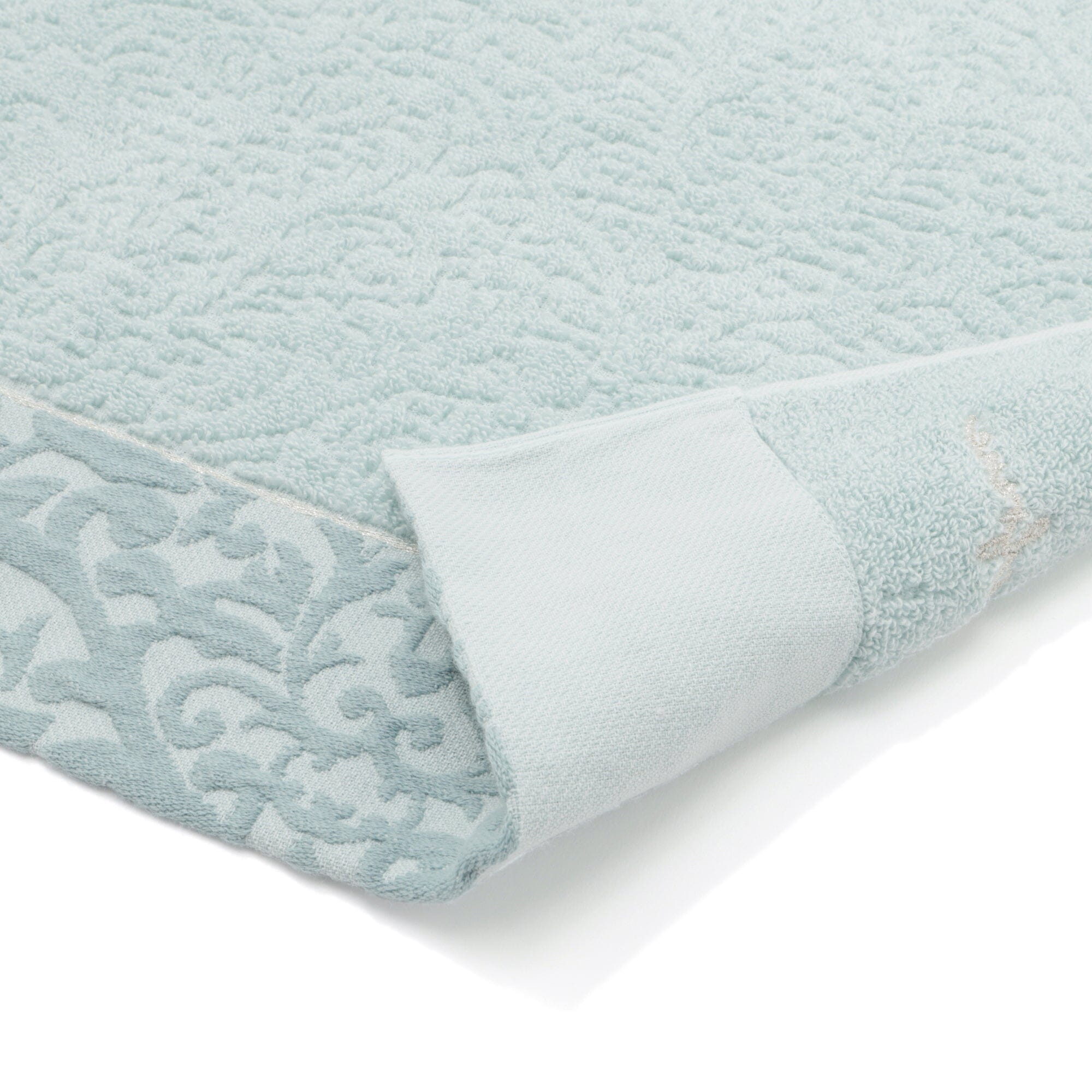 Antibacterial & Deodorizing Acanthus Bath Towel - Soft & Absorbent Quick-Dry Blue Towel for Spa, Gym & Luxury Bathroom Use