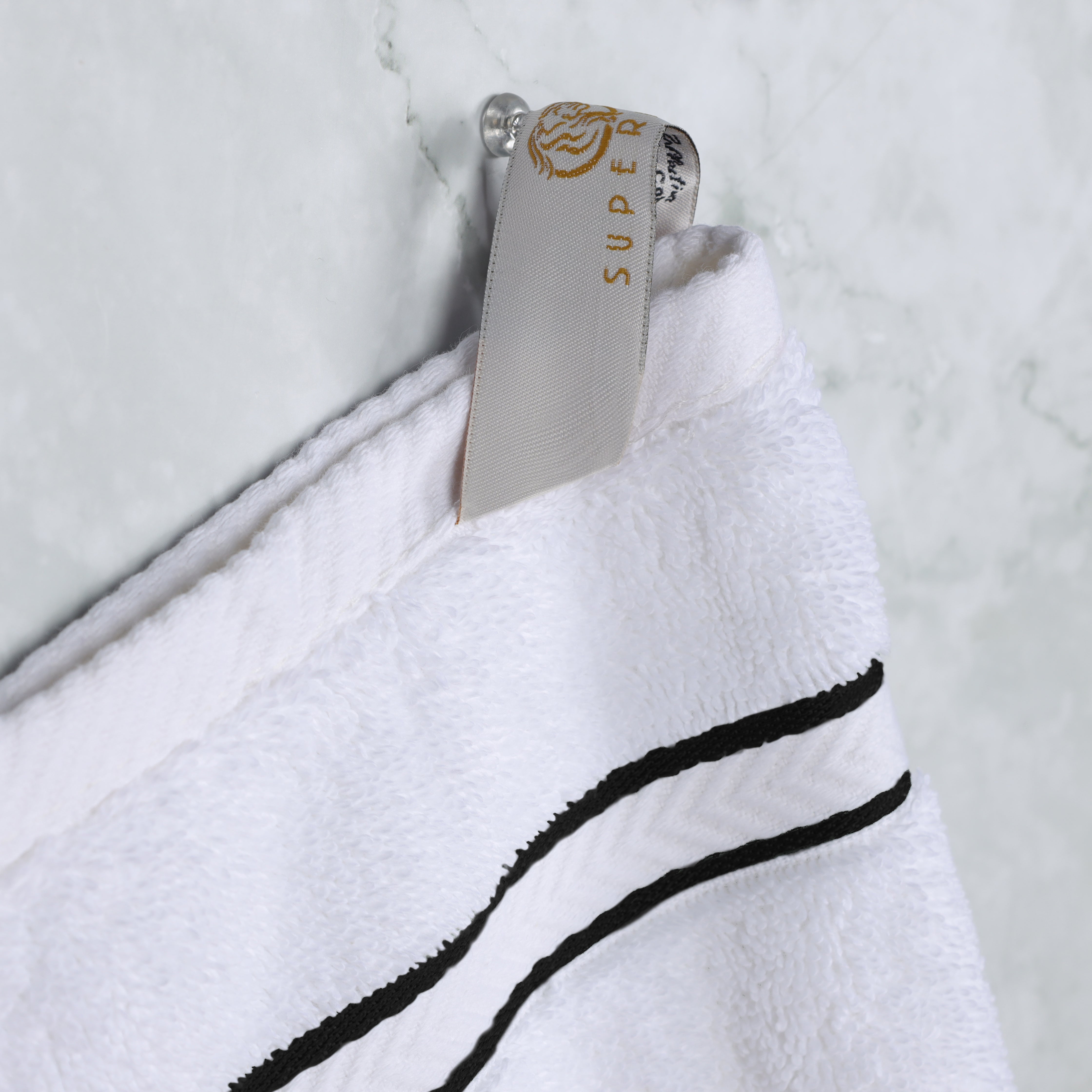 Premium 6-Piece Turkish Cotton Hand Towel Set - Ultra Plush, Highly Absorbent Bath & Kitchen Towels for Spa, Guest Bathroom & Luxury Home Use
