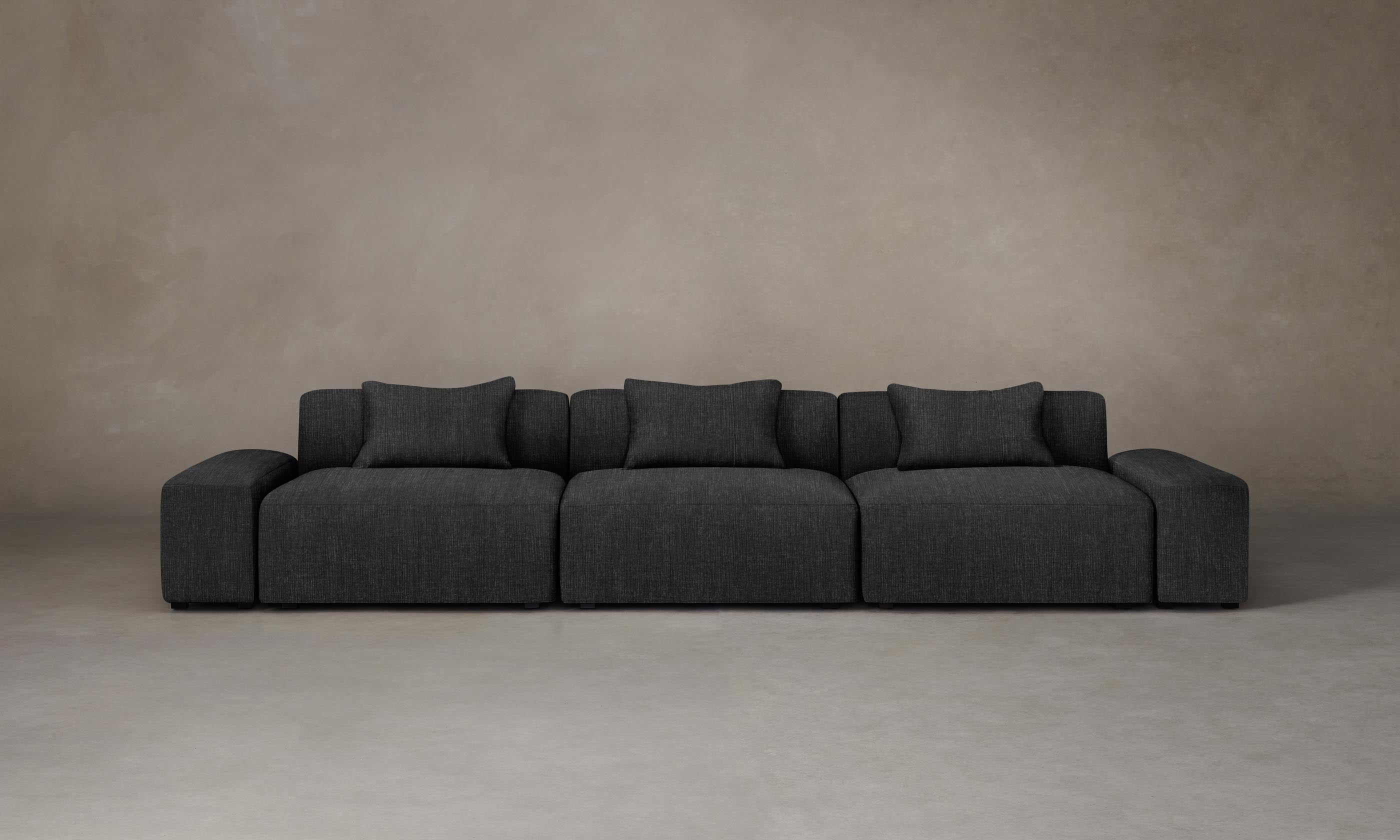 The Breuer Modular Sofa - Performance Tweed Upholstery | Modern Sectional Couch for Living Room, Office & Lounge | Durable & Stylish Home Furniture