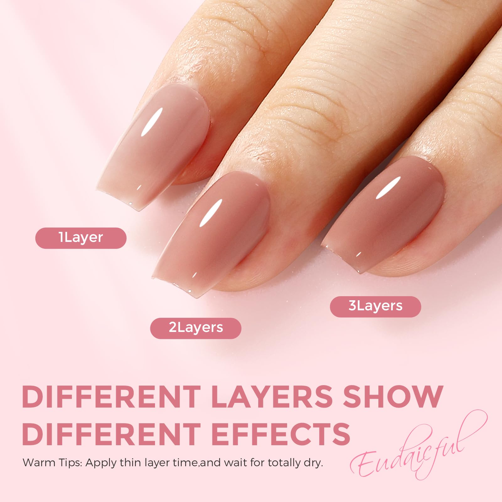Nude Nail Polish - Quick Dry Regular Nail Lacquer for Women, Non-Gel Air Drying Nail Strengthener, 15ML Nail Art Polish for Manicure & Home DIY | Perfect for Everyday Wear, Office & Special Occasions