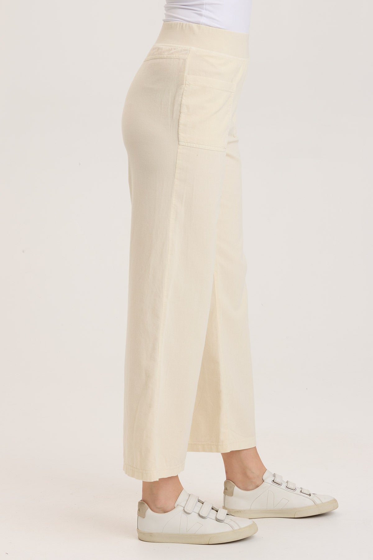 Jolene Wide Leg Pants in Toasted Almond - Comfortable High Waisted Trousers for Women | Perfect for Office, Casual Wear & Travel
