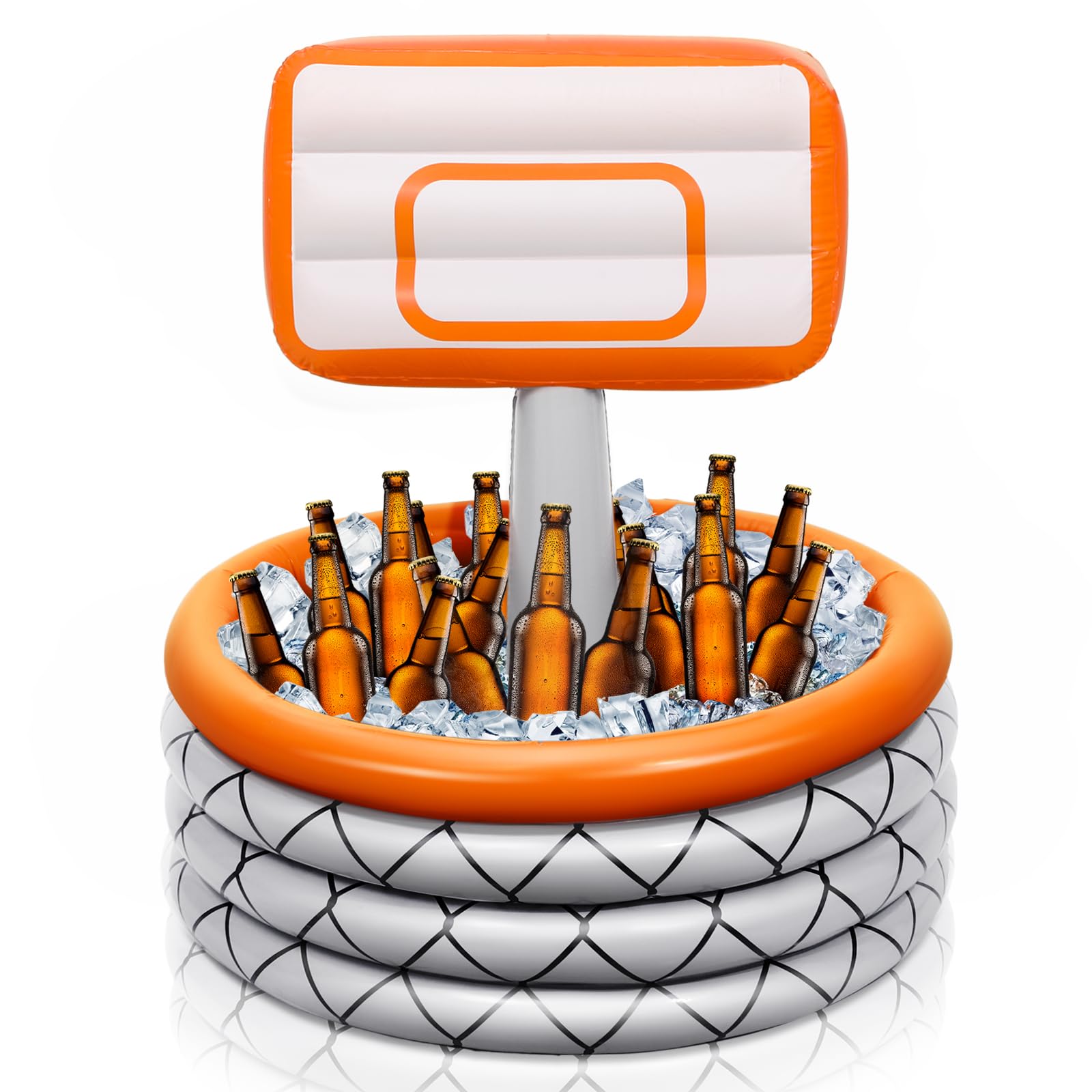Bencailor Inflatable Cooler | Portable Football Drink Cooler & Toss Game | PVC Sports Field Party Decor for Rugby, Basketball, Baseball | Perfect for Tailgates, BBQs, and Outdoor Gatherings
