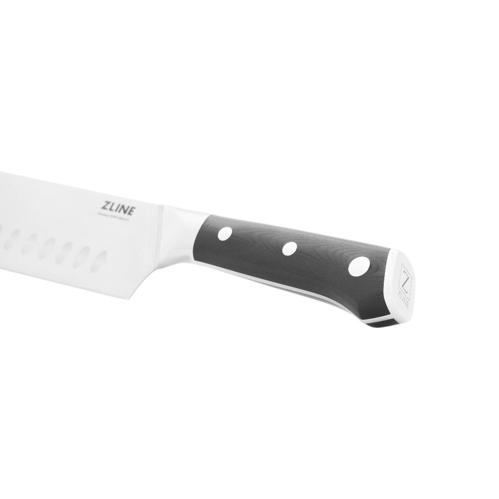 ZLINE 8-Inch Professional German Steel Chef Knife - High Carbon Stainless Steel Kitchen Knife for Precision Cutting, Slicing & Dicing - Perfect for Home Chefs & Professional Kitchens (KCKT GS)